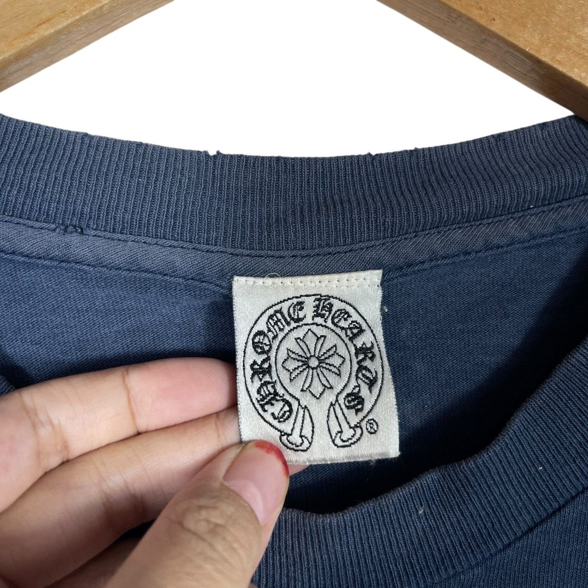 Chrome Hearts Chrome Hearts×United Arrows Pocket T-Shirt Dagger Back Print Size US S / EU 44-46 / 1 - 4 Thumbnail