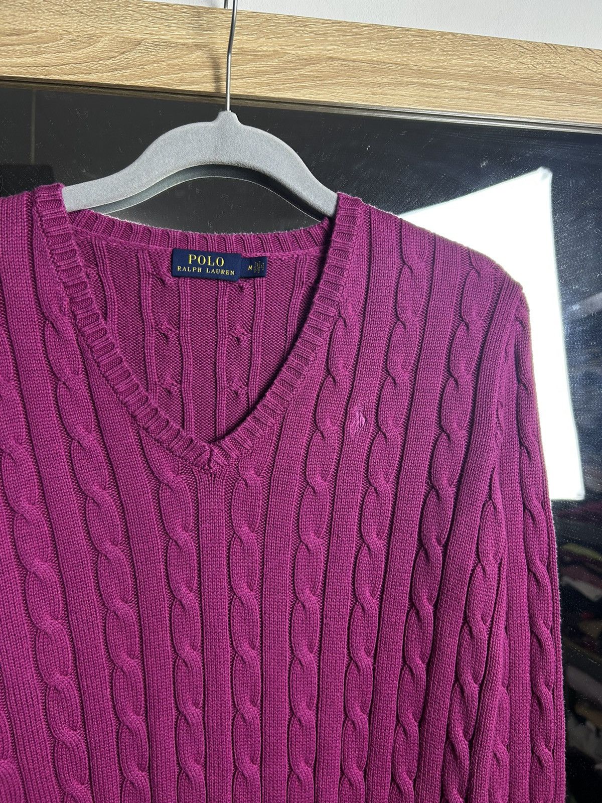 Vintage Sweater knit Polo Ralph Lauren PRL Purple vintage Medium Size M / US 6-8 / IT 42-44 - 13 Thumbnail