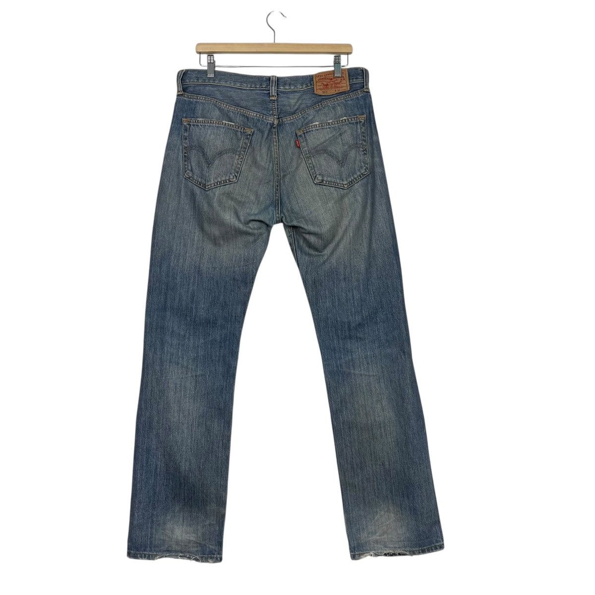 Levi's Vintage Y2k Levis Distressed Denim Size US 34 / EU 50 - 8 Thumbnail
