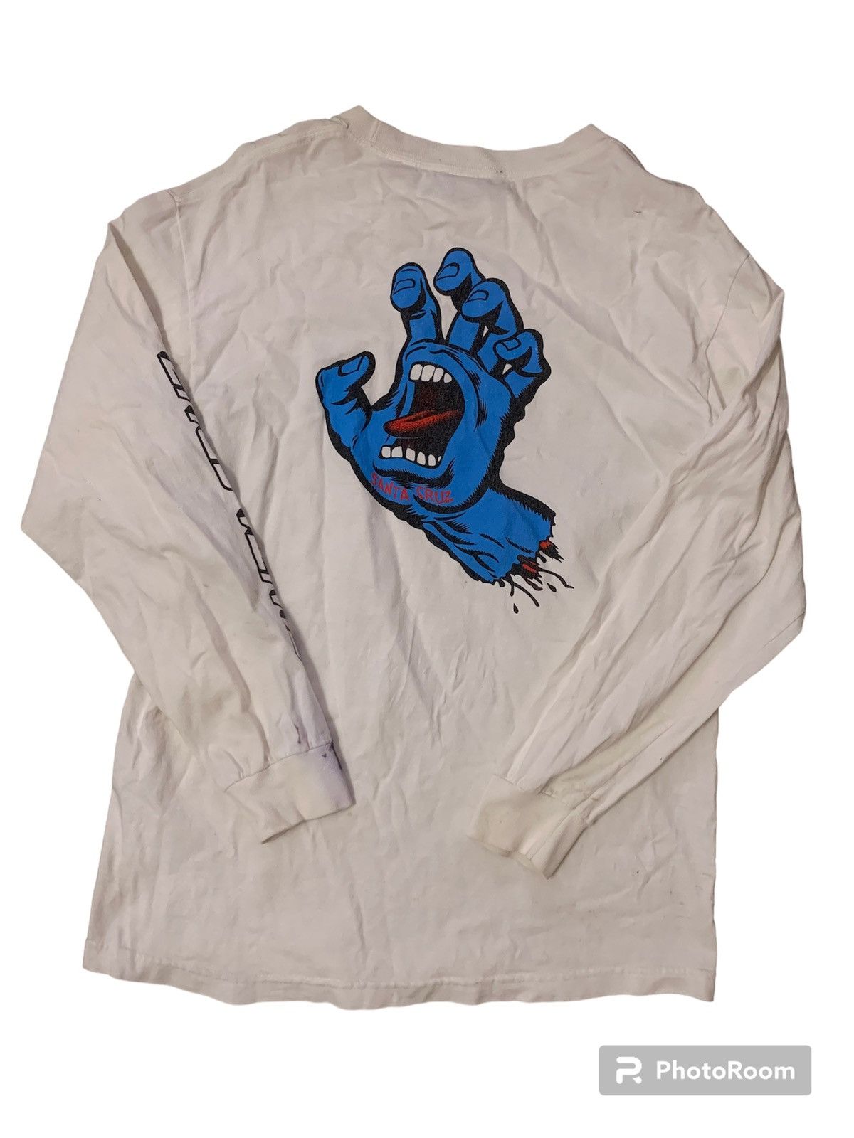 Powell Peralta × Santa Cruz Skateboards × Vintage Santa Cruz Screaming Hand Long Sleeve Tee Size US M / EU 48-50 / 2 - 1 Thumbnail