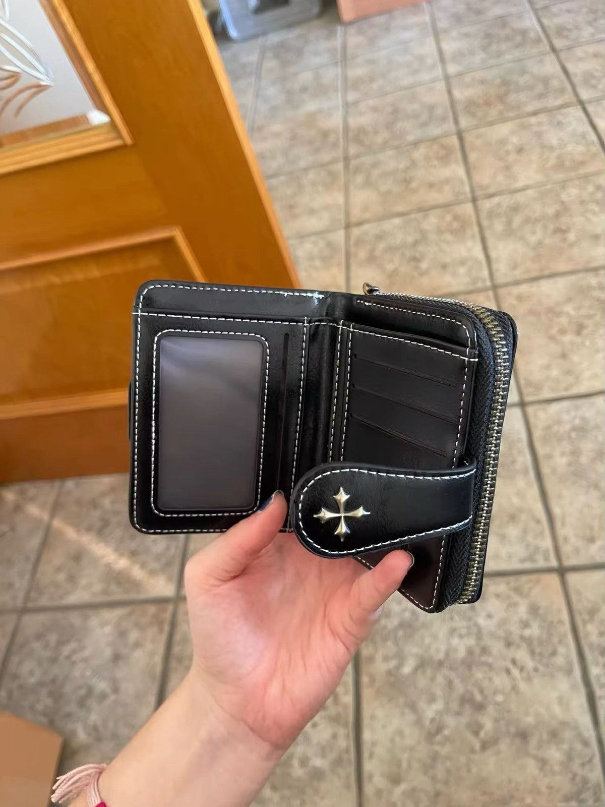 Japanese Brand × Vintage Purses PU Leather Wallet Size ONE SIZE - 4 Thumbnail