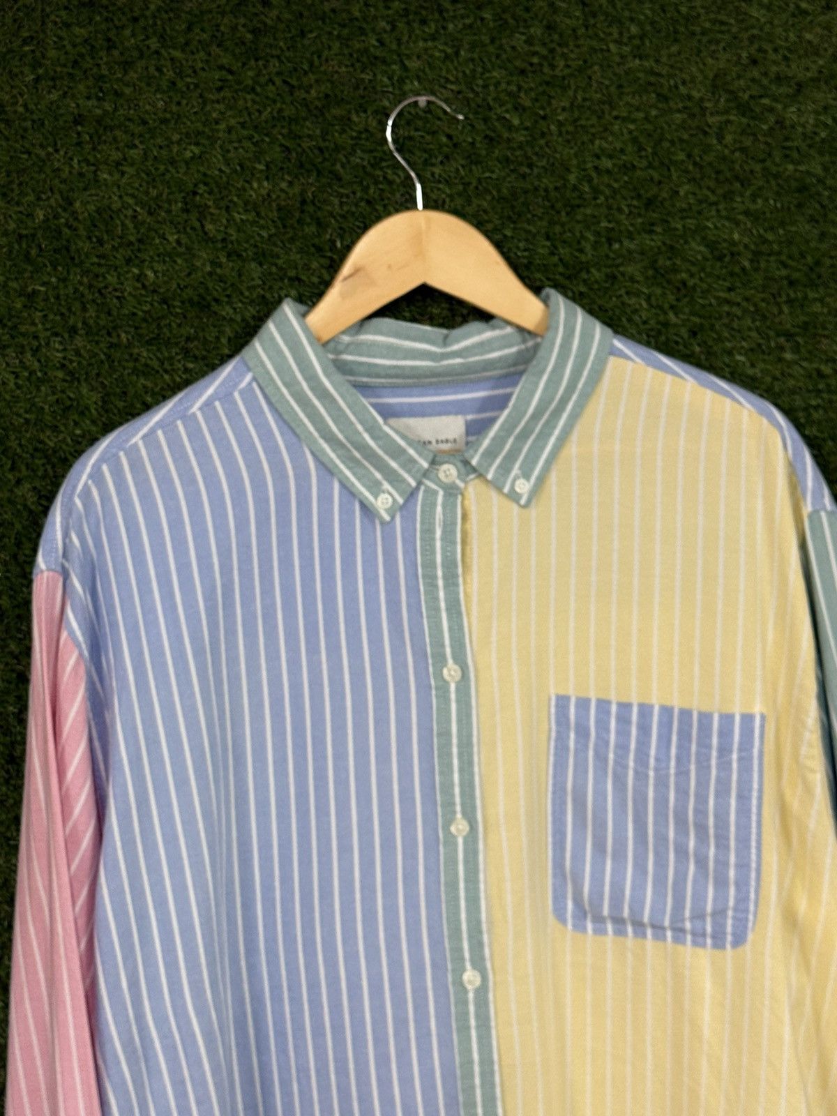 American Eagle Outfitters American Eagle Patch Preppy Pied Button Shirt XL AE Size US XL / EU 56 / 4 - 3 Thumbnail