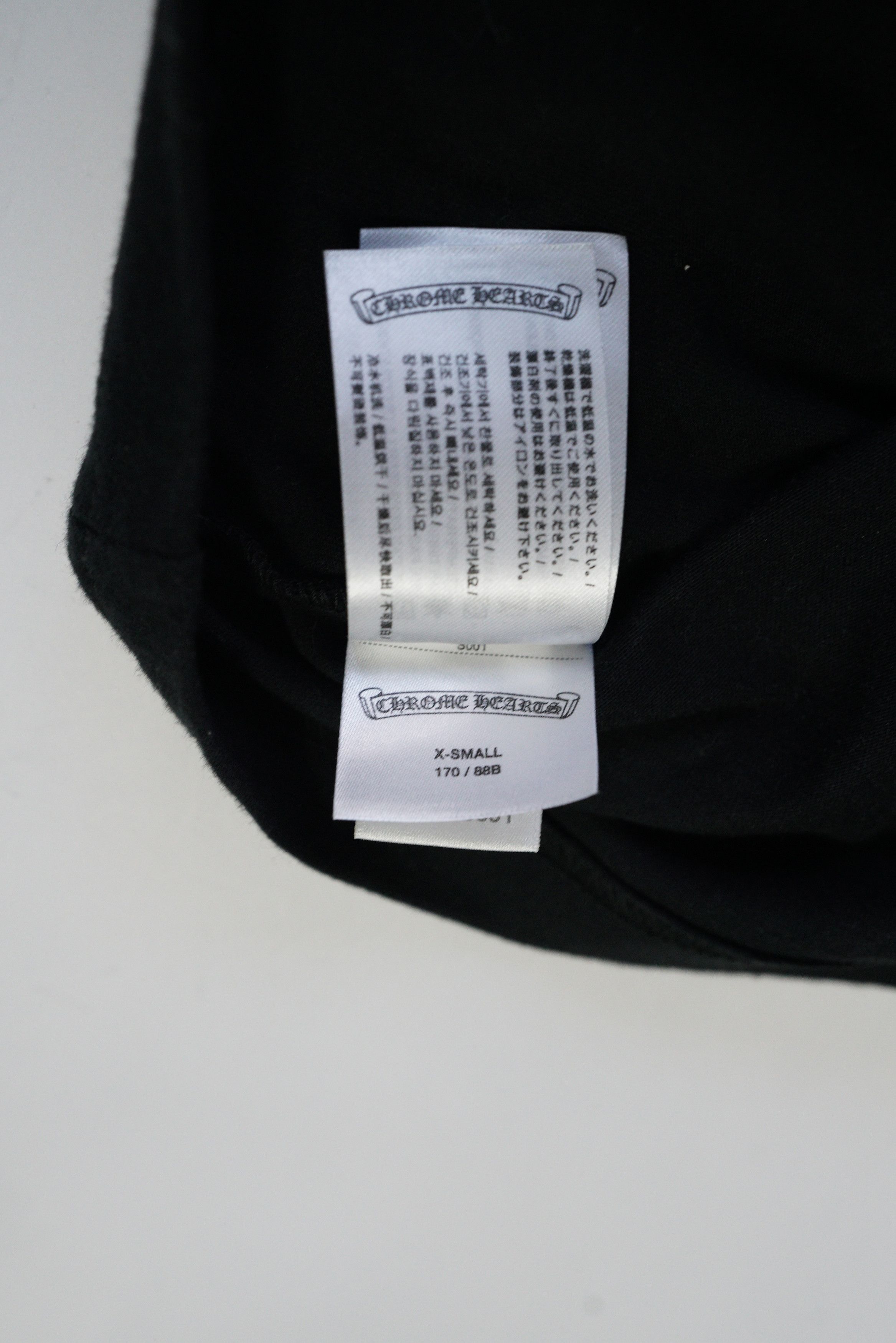 Chrome Hearts Pink Horseshoe Long Sleeve - Black