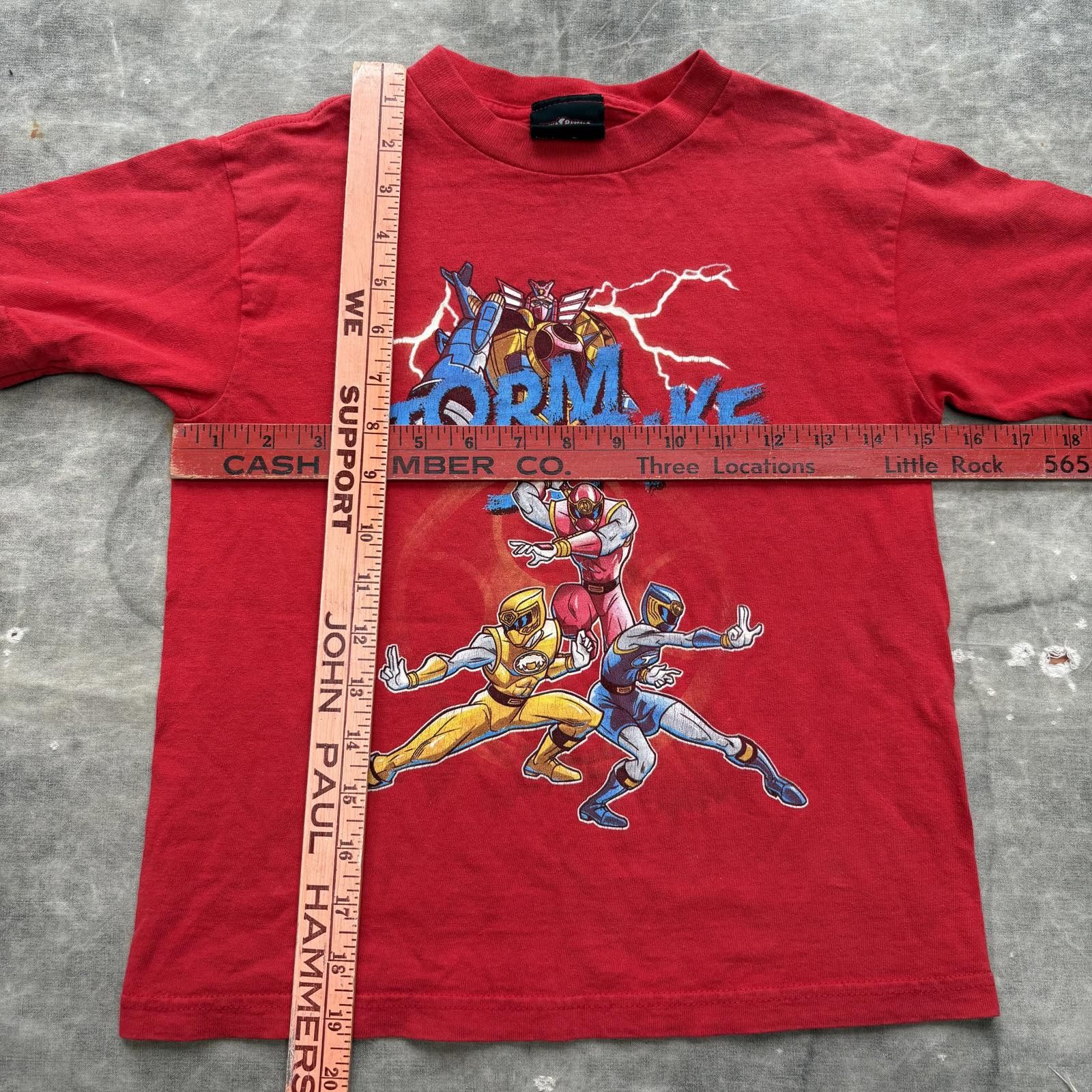 Other Vintage Y2K Power Rangers Ninja Storm TV Women’s Baby Tee Size XS / US 0-2 / IT 36-38 - 4 Thumbnail