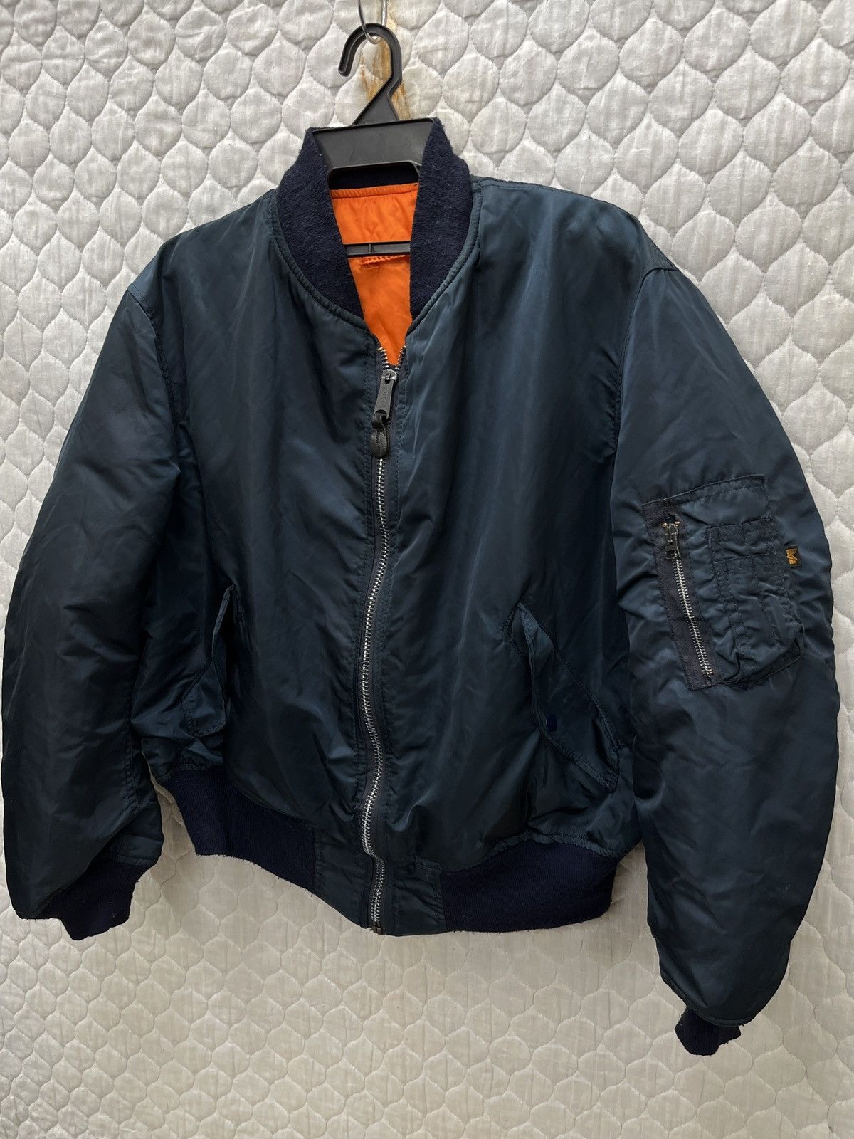 Alpha Industries 🔥🔥🔥STEALS VINTAGE ALPHA INDUSTRIES MA1 BOMBER JACKET Size US XL / EU 56 / 4 - 3 Thumbnail