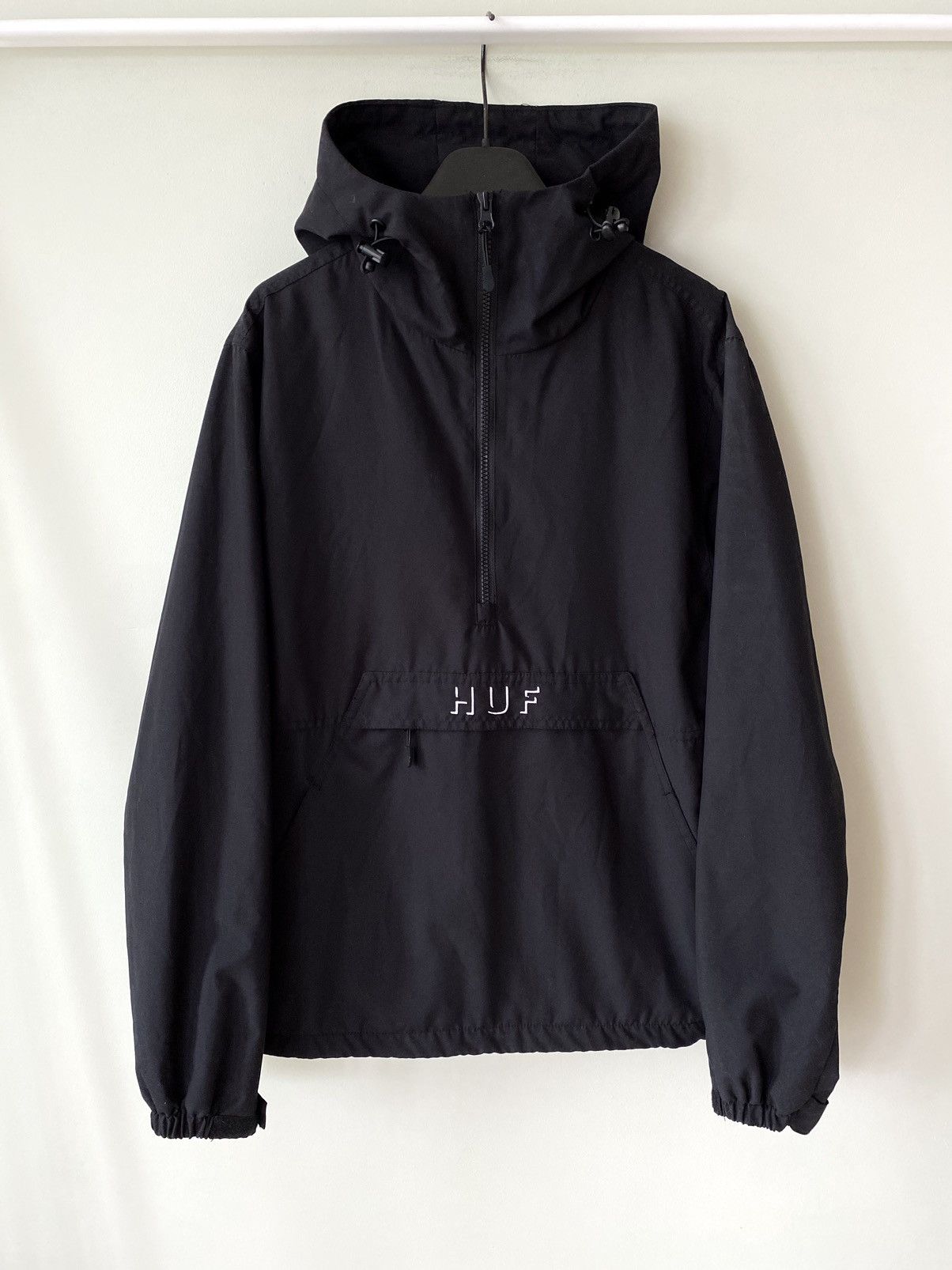 Huf HUF Worldwide Half zip anorak hooded jacket Size US S / EU 44-46 / 1 - 1 Thumbnail