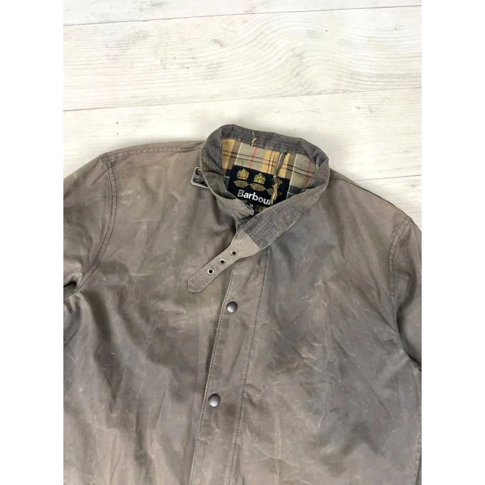 Barbour VINTAGE Barbour Jacket Main Selling Point Barbour Men Jacket Brown M UK Wax Coat Rain Size M Brown 90s Rain Coat Mens Size US M / EU 48-50 / 2 - 7 Thumbnail