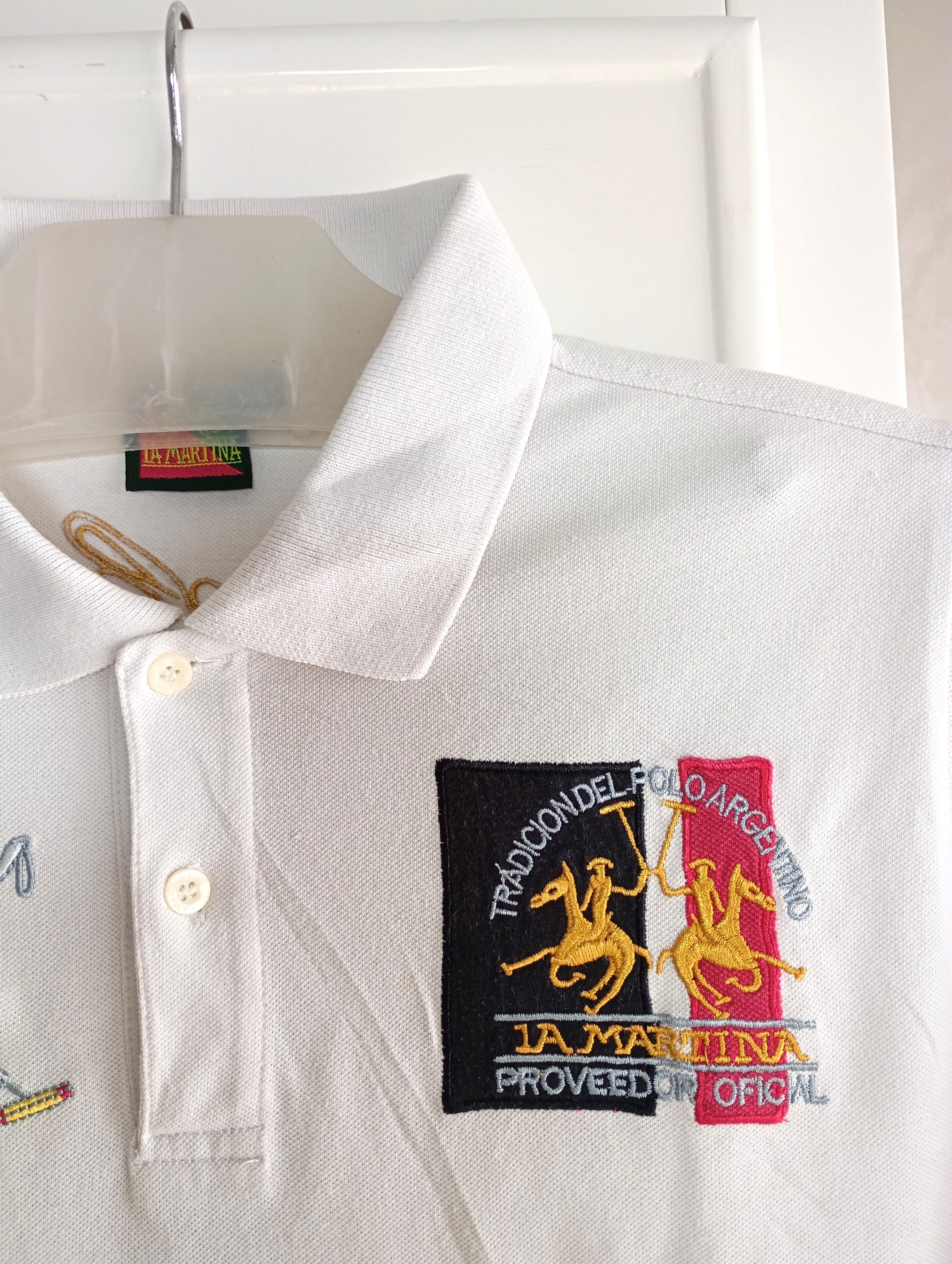 La Martina × Polo Ralph Lauren × Vintage Vintage La Martina Polo tshirt Size US M / EU 48-50 / 2 - 2 Thumbnail