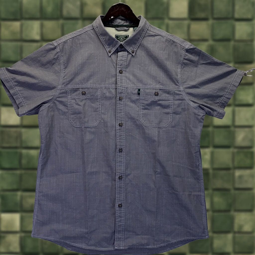 Vintage G.H Bass & Co Men’s XL Short Sleeve Gray Button Down Hiking/Fishing Shirt Shirt Mens XL Gray Button-Down Outdoors Apparel Size US XL / EU 56 / 4 - 1 Thumbnail