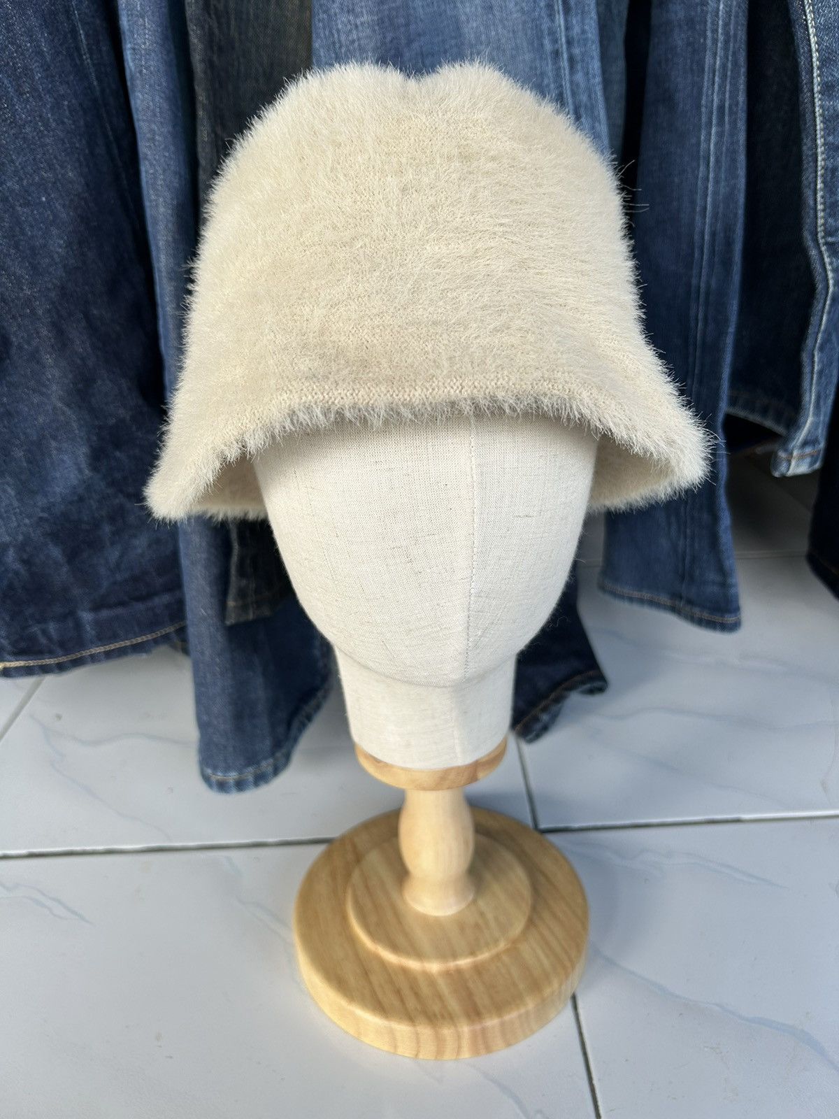 Japanese Brand Unknown Fur Punk Bondage bucket Hats Size ONE SIZE - 3 Thumbnail