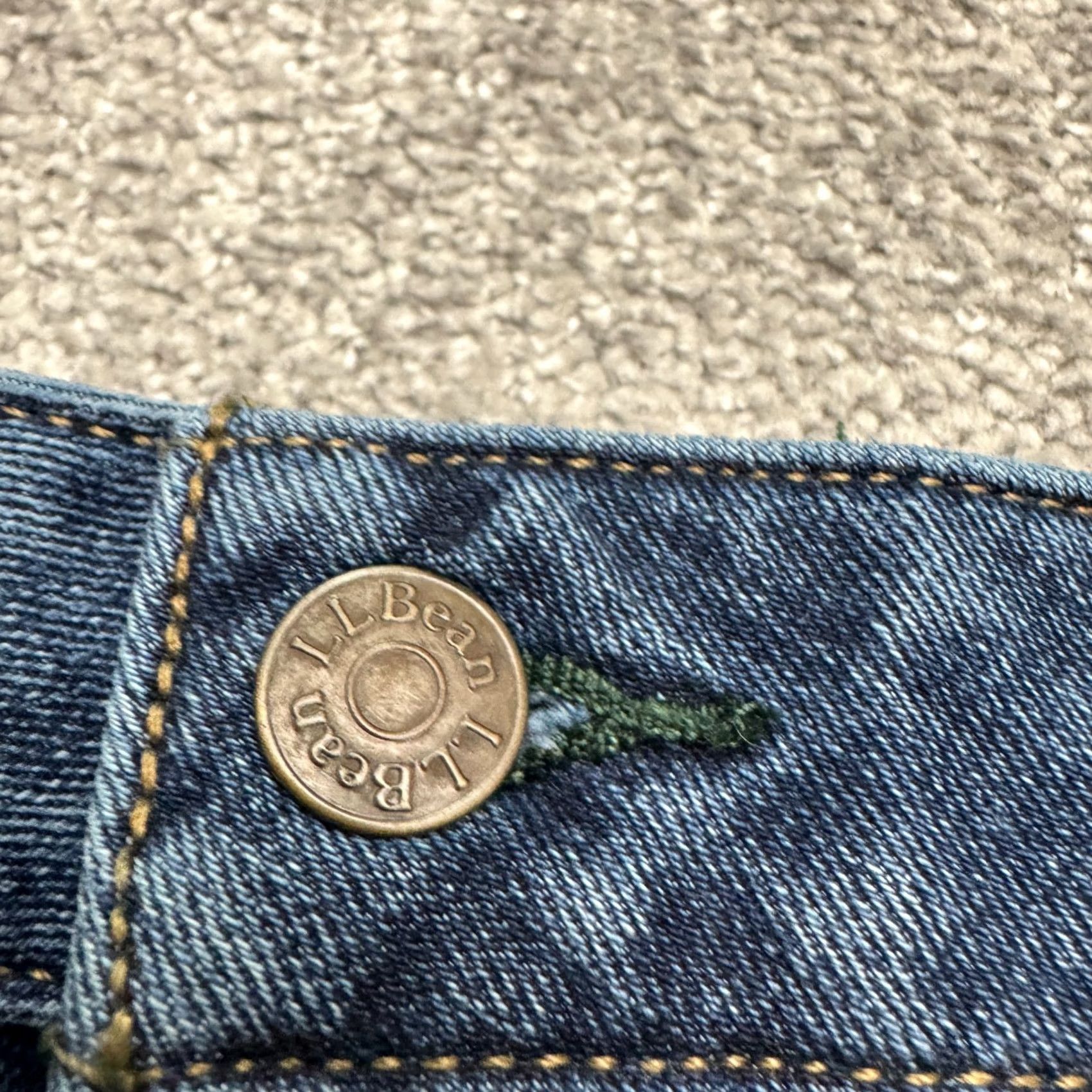 Vintage VINTAGE? Not Vintage. L.L. Bean BeanFlex Favorite Fit Skinny Denim Jeans Womens 22W Blue NWT BeanFlex Jeans Womens 22W Blue Size 40" / US 18 - 3 Thumbnail