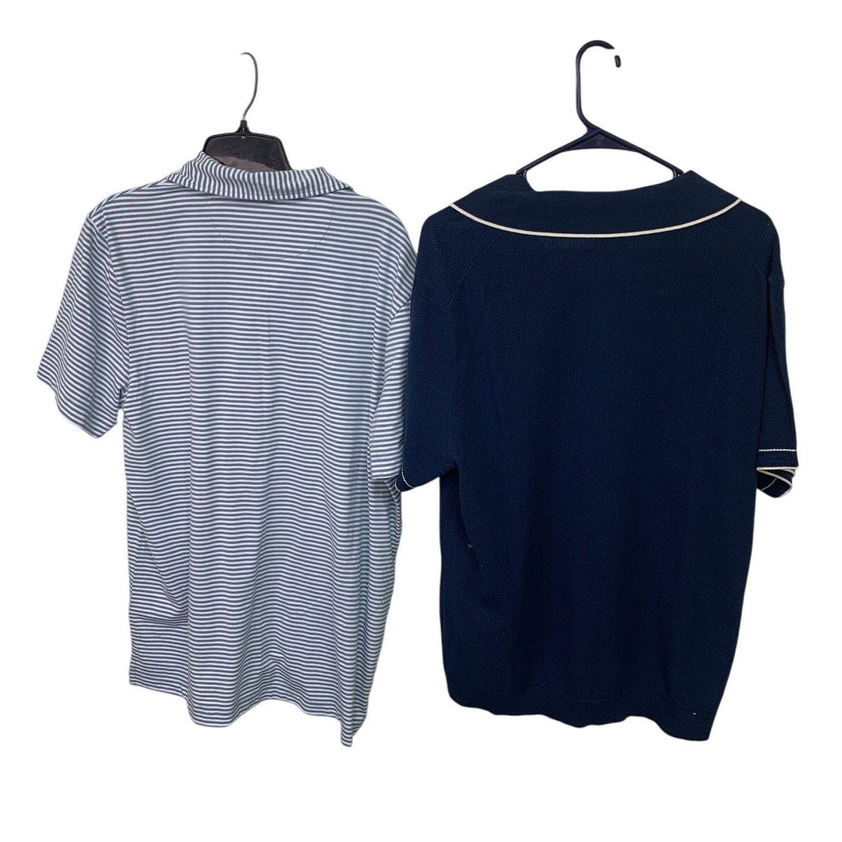 American Eagle Outfitters 2 New American Eagle Mens Medium Short Sleeve Striped Polos Size US M / EU 48-50 / 2 - 2 Thumbnail