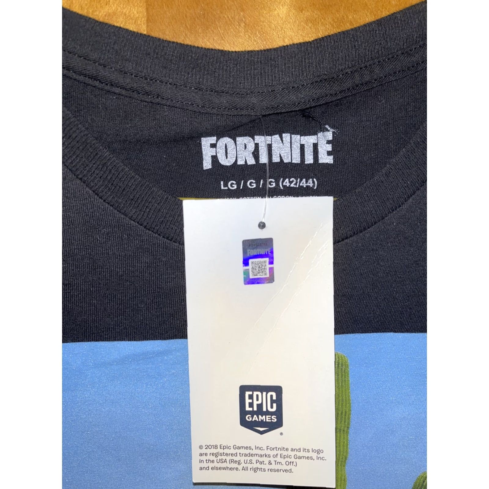 Vintage Fortnite T-Shirt Men Large Black Crew Neck Logo Graphic Video Games NWT Size US L / EU 52-54 / 3 - 3 Thumbnail
