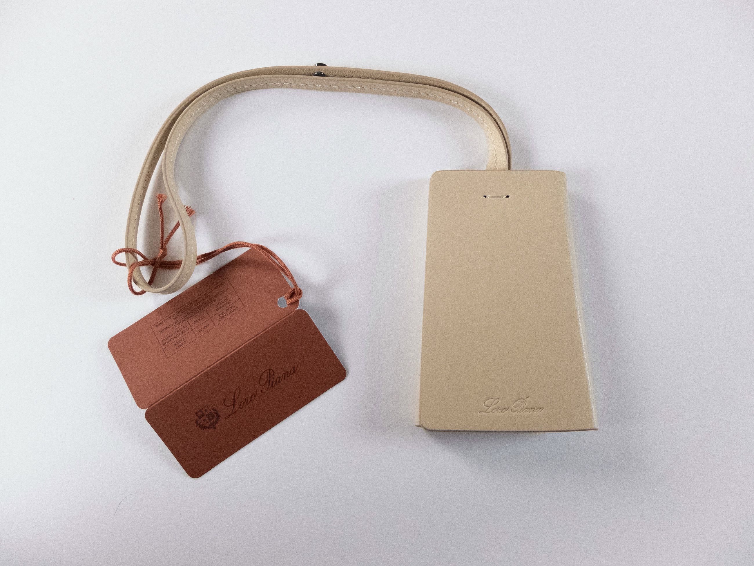 Loro Piana LORO PIANA beige leather concealed tassel keyring Size ONE SIZE - 4 Thumbnail