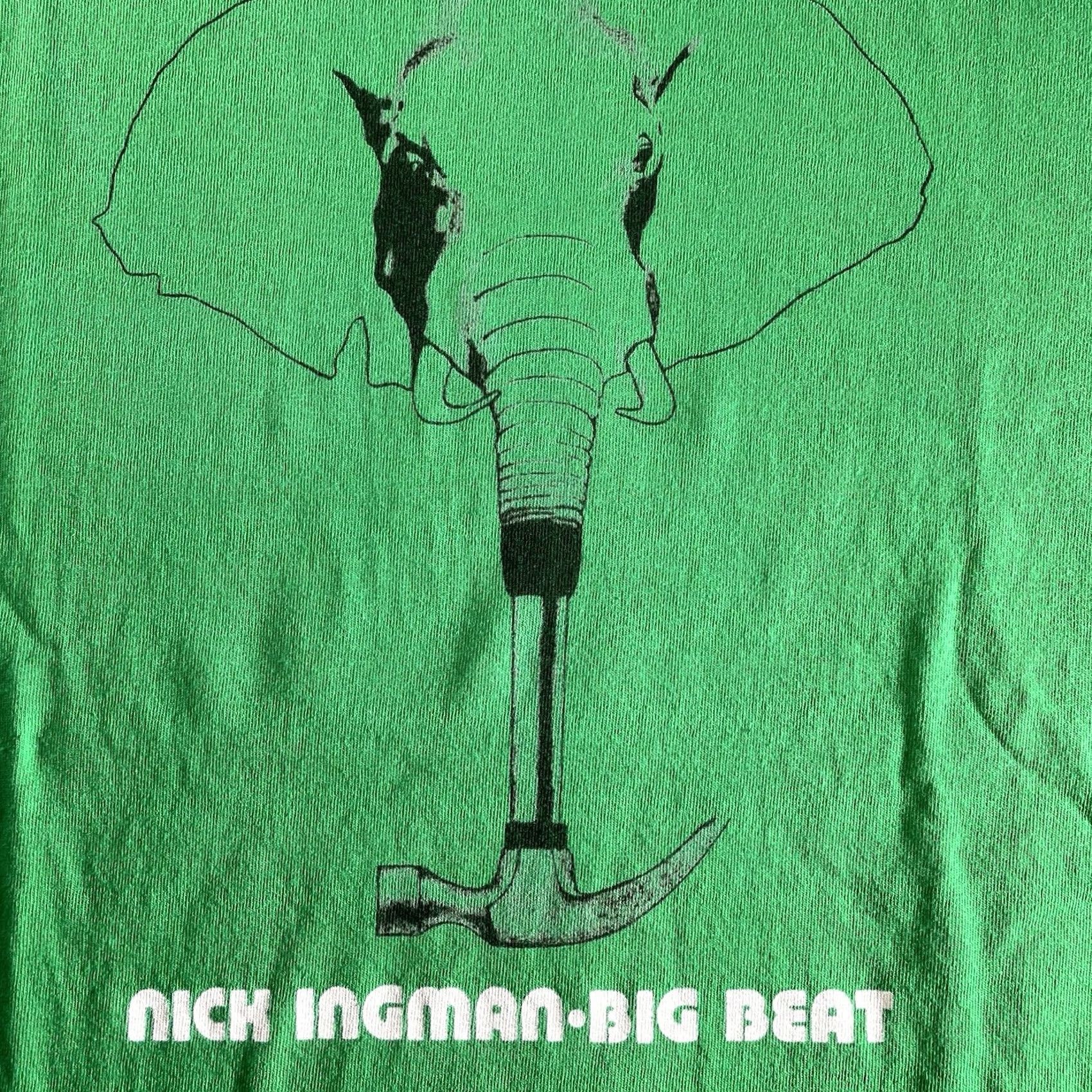 Vintage Nick Ingman Shirt Men L Green Music Big Beat Promoter Tee De Wolfe Rare Size US L / EU 52-54 / 3 - 3 Thumbnail