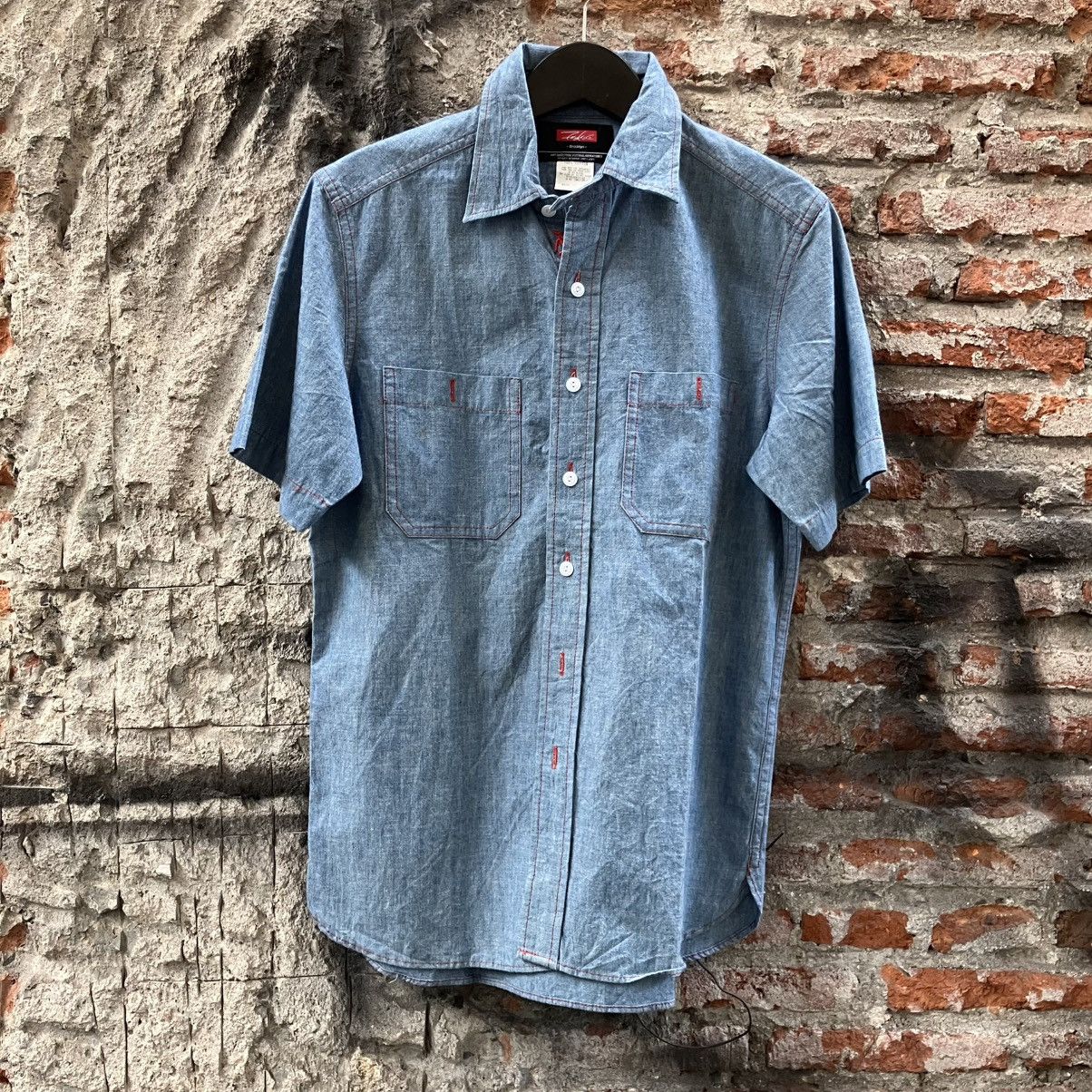 Futura Futura Laboratories ‘You never cool’ chambray shirt Size US M / EU 48-50 / 2 - 1 Thumbnail