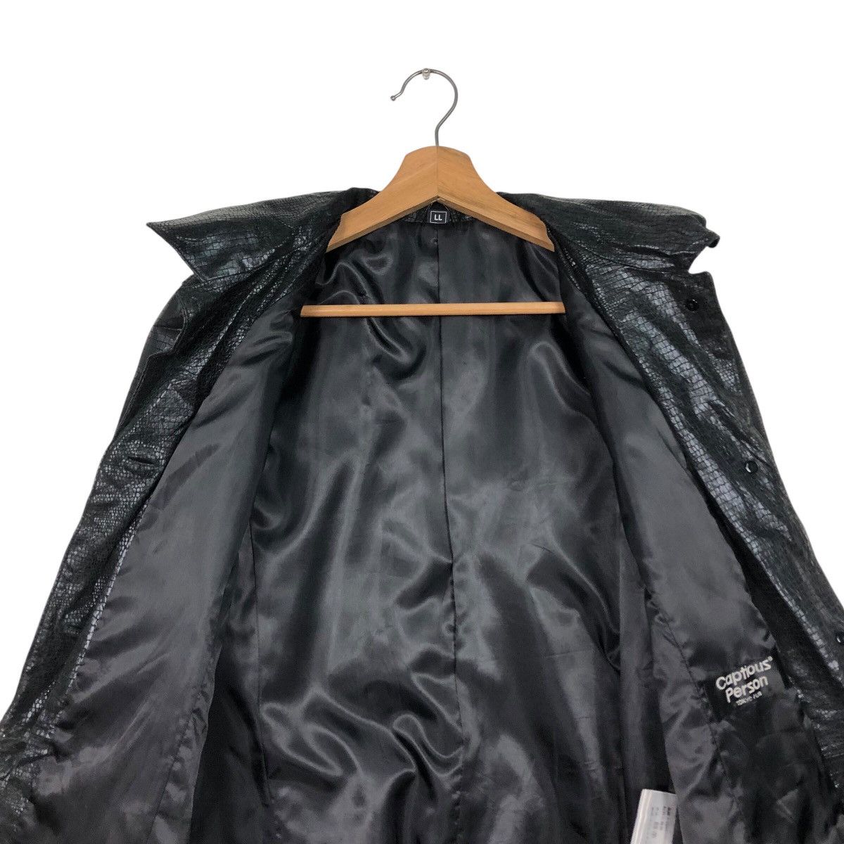 Japanese Brand 📌Vintage Biker Leather Jacket Captious Person Issey Miyake Size US L / EU 52-54 / 3 - 15 Thumbnail