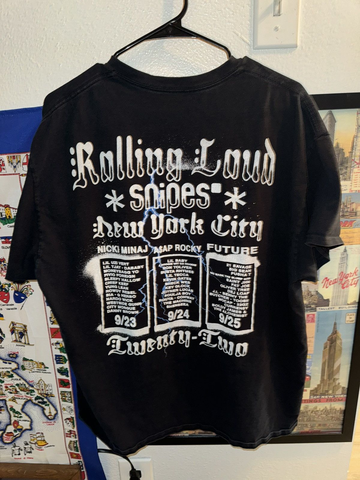 Band Tees × Rolling Loud × Snipes Large Rolling Loud NY ‘22 x Snipes Size US L / EU 52-54 / 3 - 3 Thumbnail