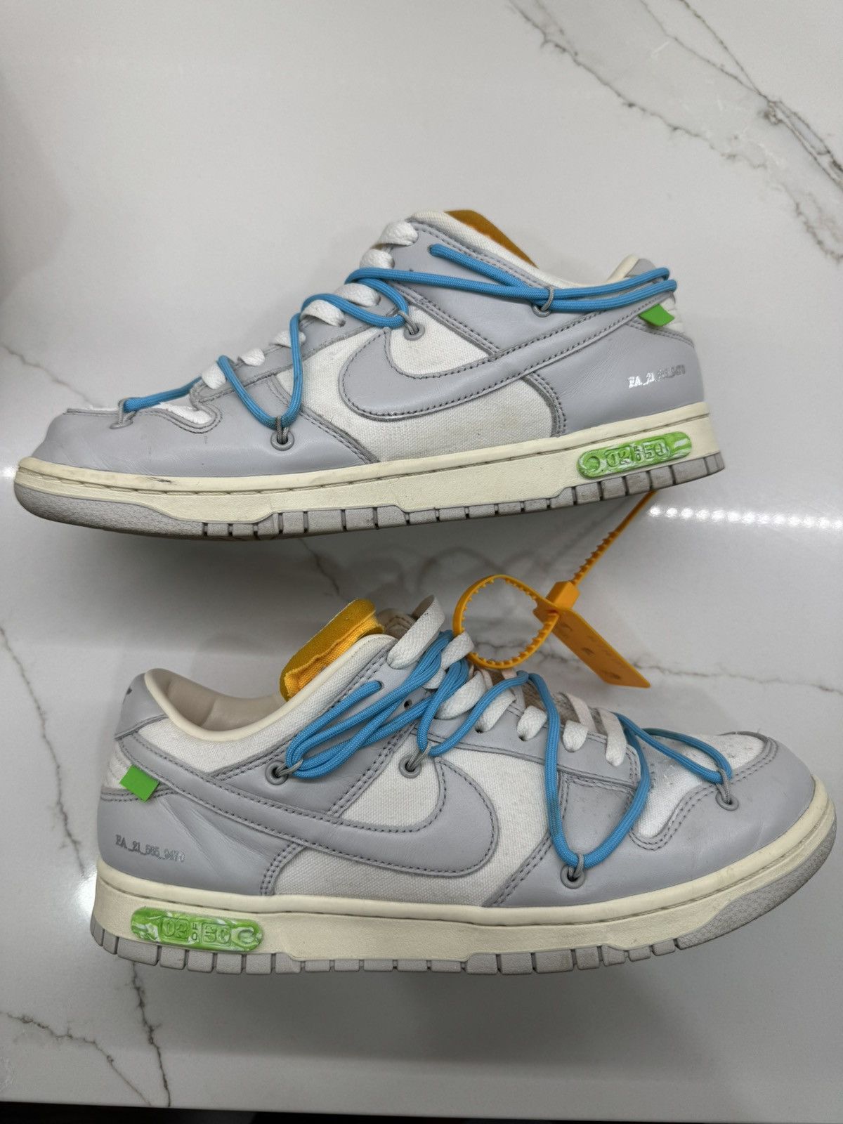 Nike × Off-White × Virgil Abloh Off-White x Nike Dunk Low Lot 02 Size US 10 / EU 43 - 2 Thumbnail