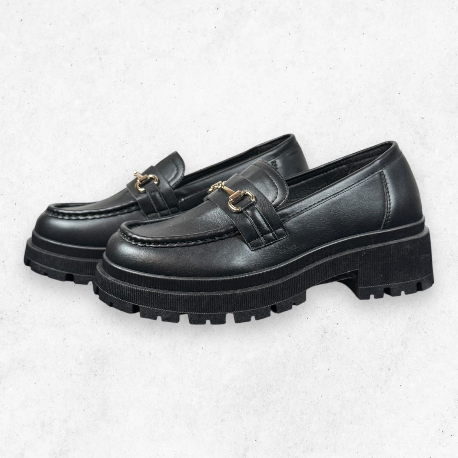 Other La Sheelah Chunky Platform Loafers Black Women's 7.5 Size US 7.5 / IT 37.5 - 2 Thumbnail
