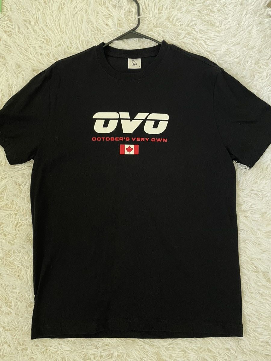 October's Very Own OVO Canada Flag Shirt Size US M / EU 48-50 / 2 - 1 Preview