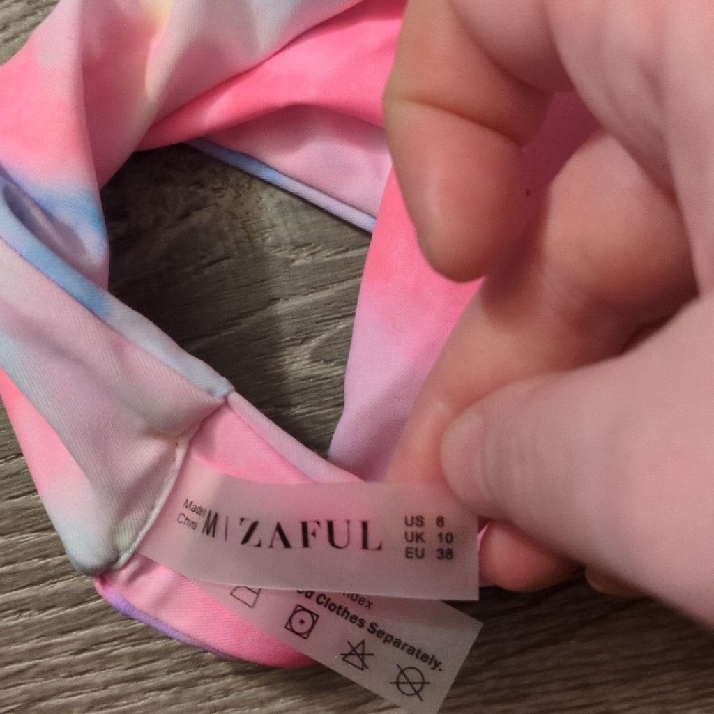 ZAFUL Zaful Tie Dye Bikini Size 6 Size M / US 6-8 / IT 42-44 - 4 Thumbnail