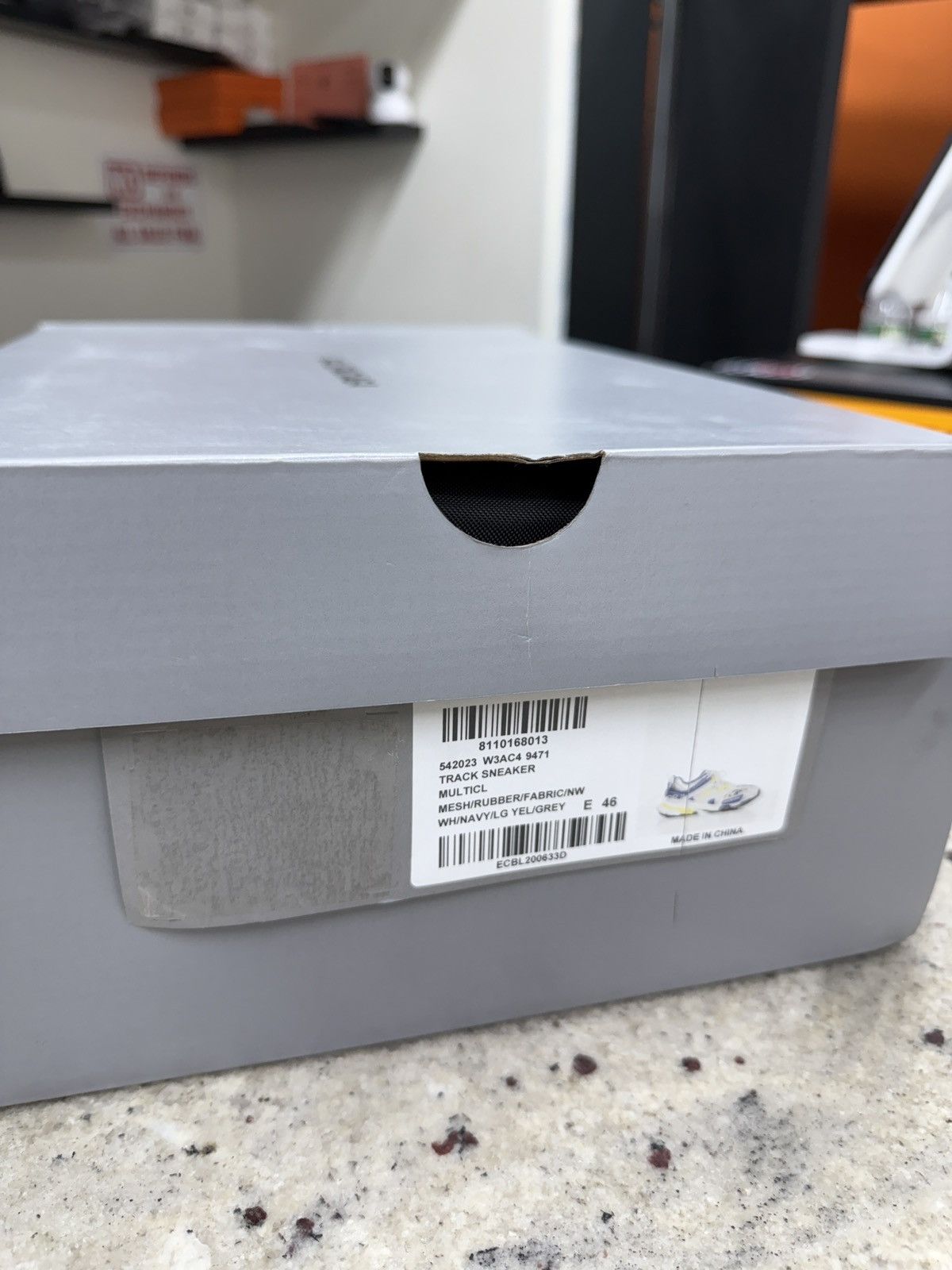 Balenciaga Balenciaga White/Yellow Track Runners Size US 13 / EU 46 - 6 Thumbnail