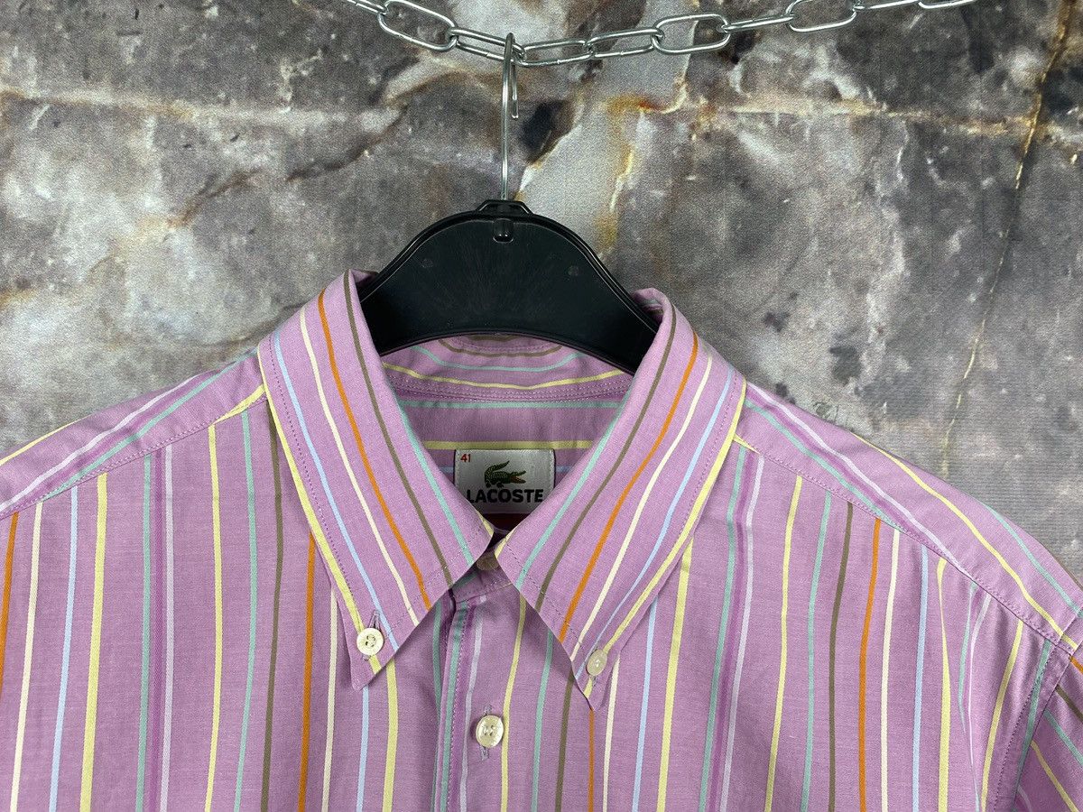 Lacoste × Other Men’s Lacoste Shirt Button Up Multi-Colored Stripe Size 41 Size US L / EU 52-54 / 3 - 5 Thumbnail