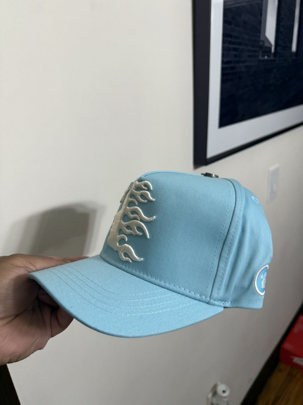 HELLSTAR HELLSTAR SNAPBACK HAT Baby Blue Brand New Size ONE SIZE - 3 Thumbnail