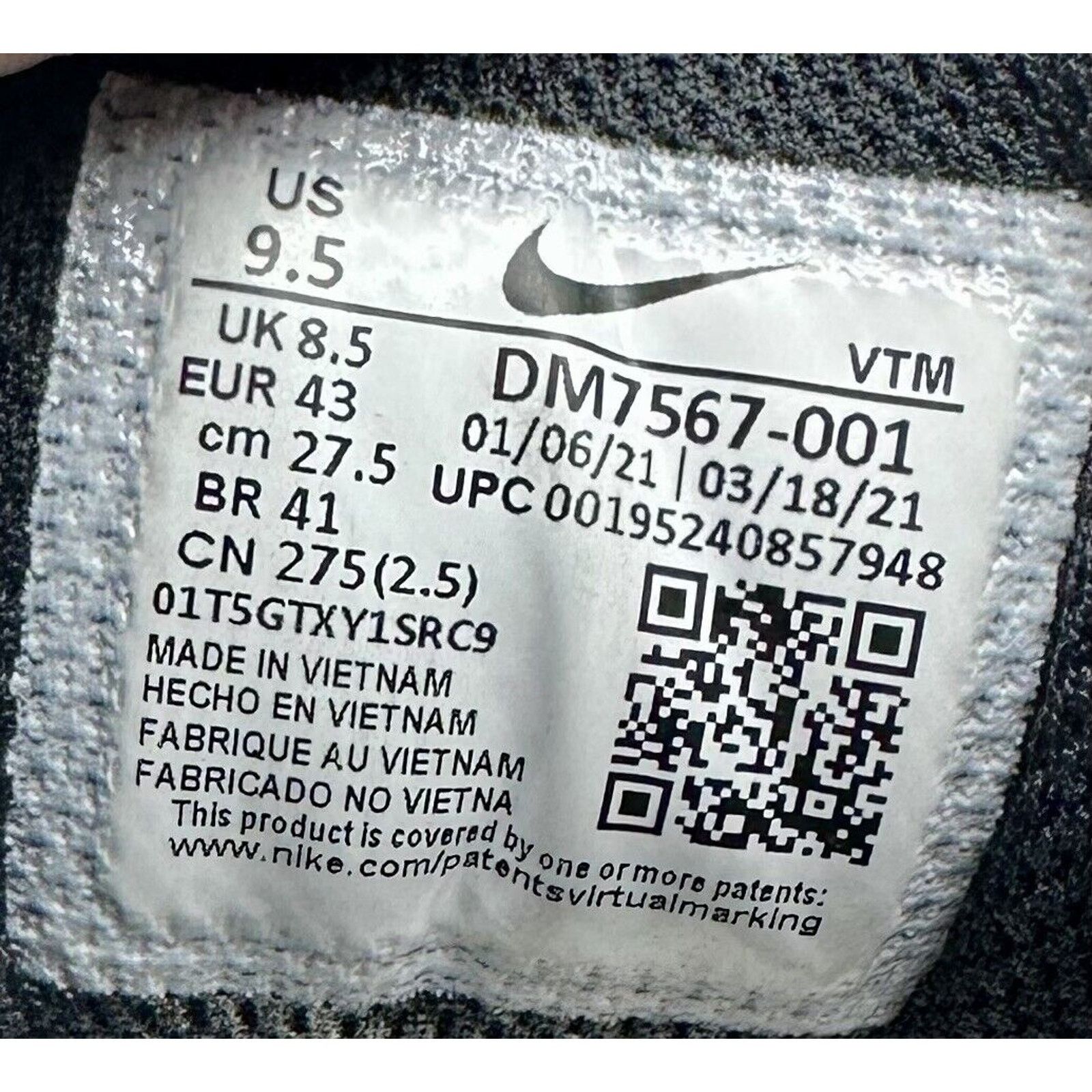 Nike Nike Air Max Genome 'Black Metallic / Men 9.5 [DM7567-001] Size US 9.5 / EU 42-43 - 13 Thumbnail