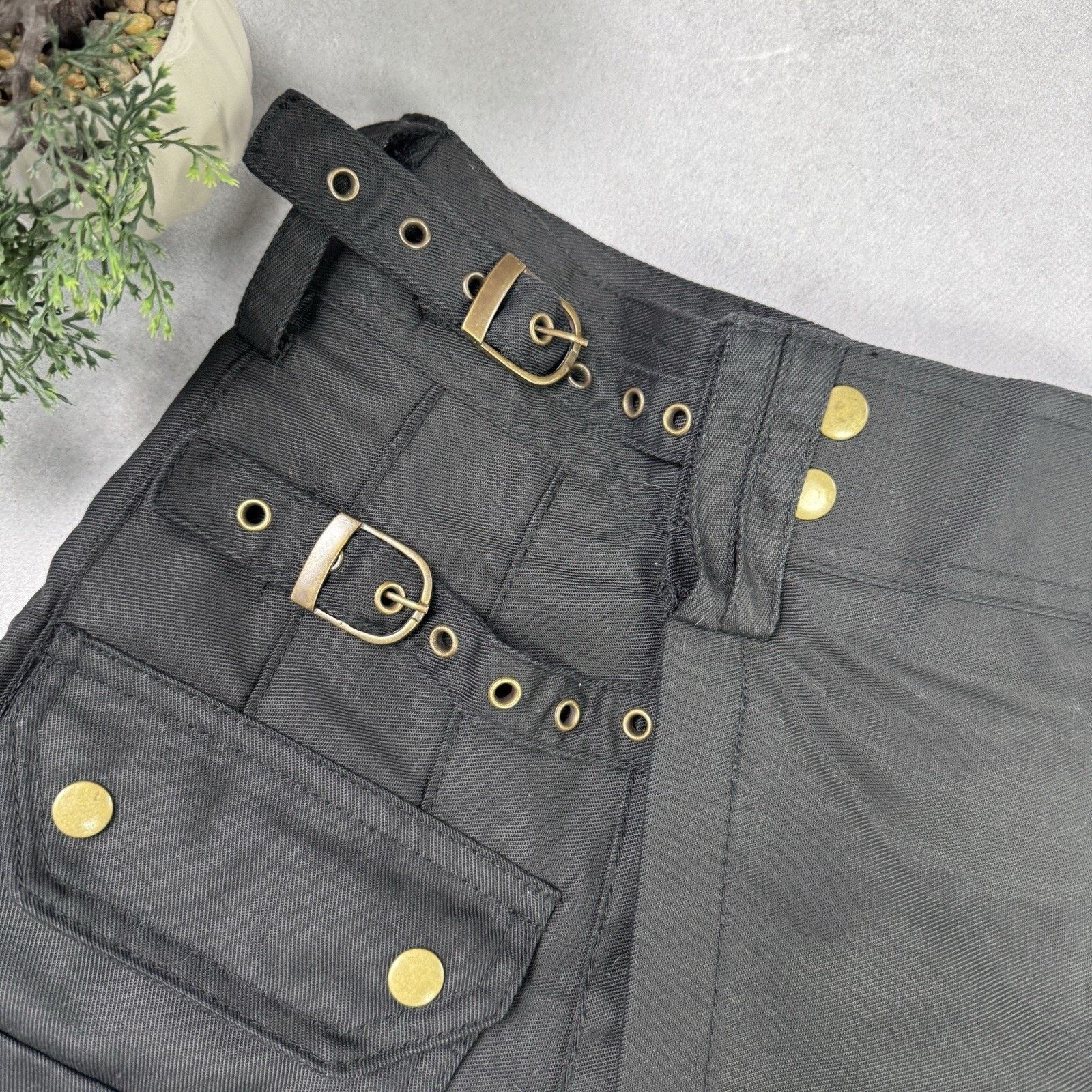 Vintage Modern Kilts Men Cargo Black Kilt Size 32 Size US 32 / EU 48 - 2 Thumbnail