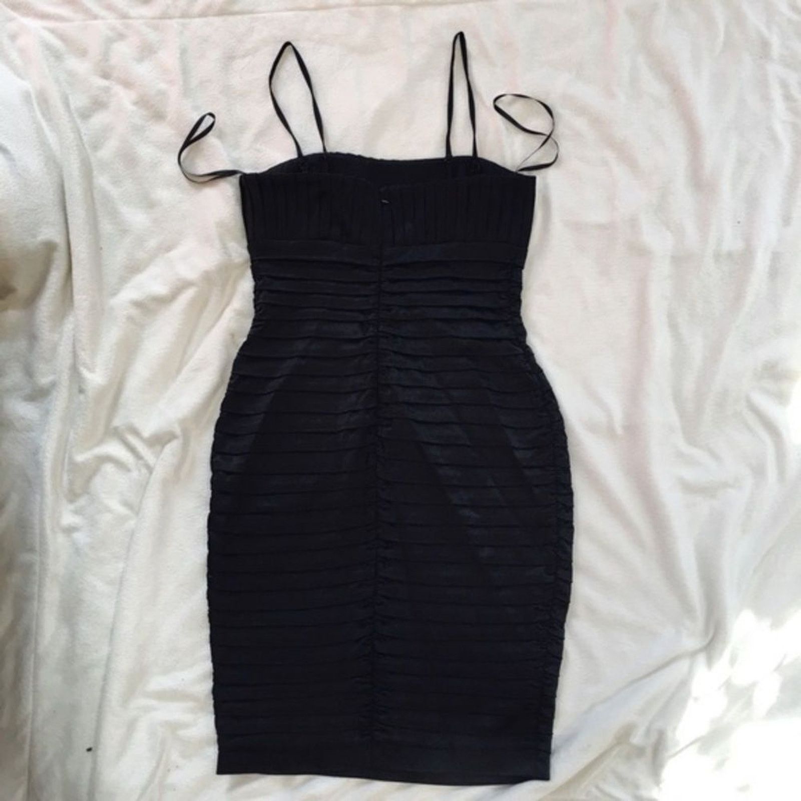 Calvin Klein Calvin Klein Sexy Black Bodycon Dress | Sz 4 Size S / US 4 / IT 40 - 5 Thumbnail