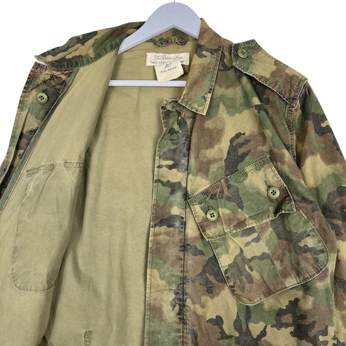 Remi Relief 🔥 REMI RELIEF FATIQUE JUNGLE MILITARY JACKET MADE IN JAPAN Size US M / EU 48-50 / 2 - 11 Thumbnail
