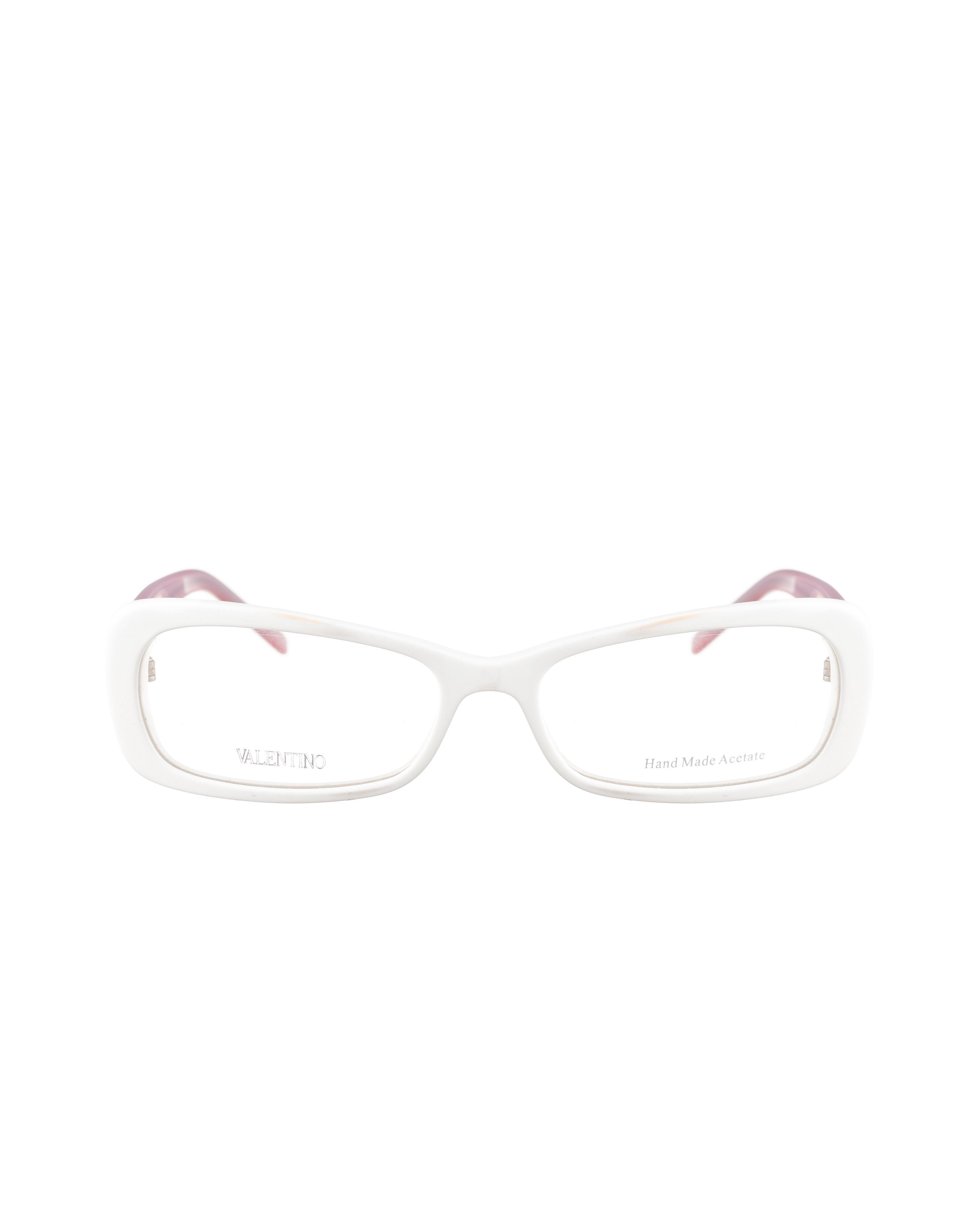 Valentino Valentino 00s Baby Pink & White Plastic Glasses Size ONE SIZE - 3 Thumbnail