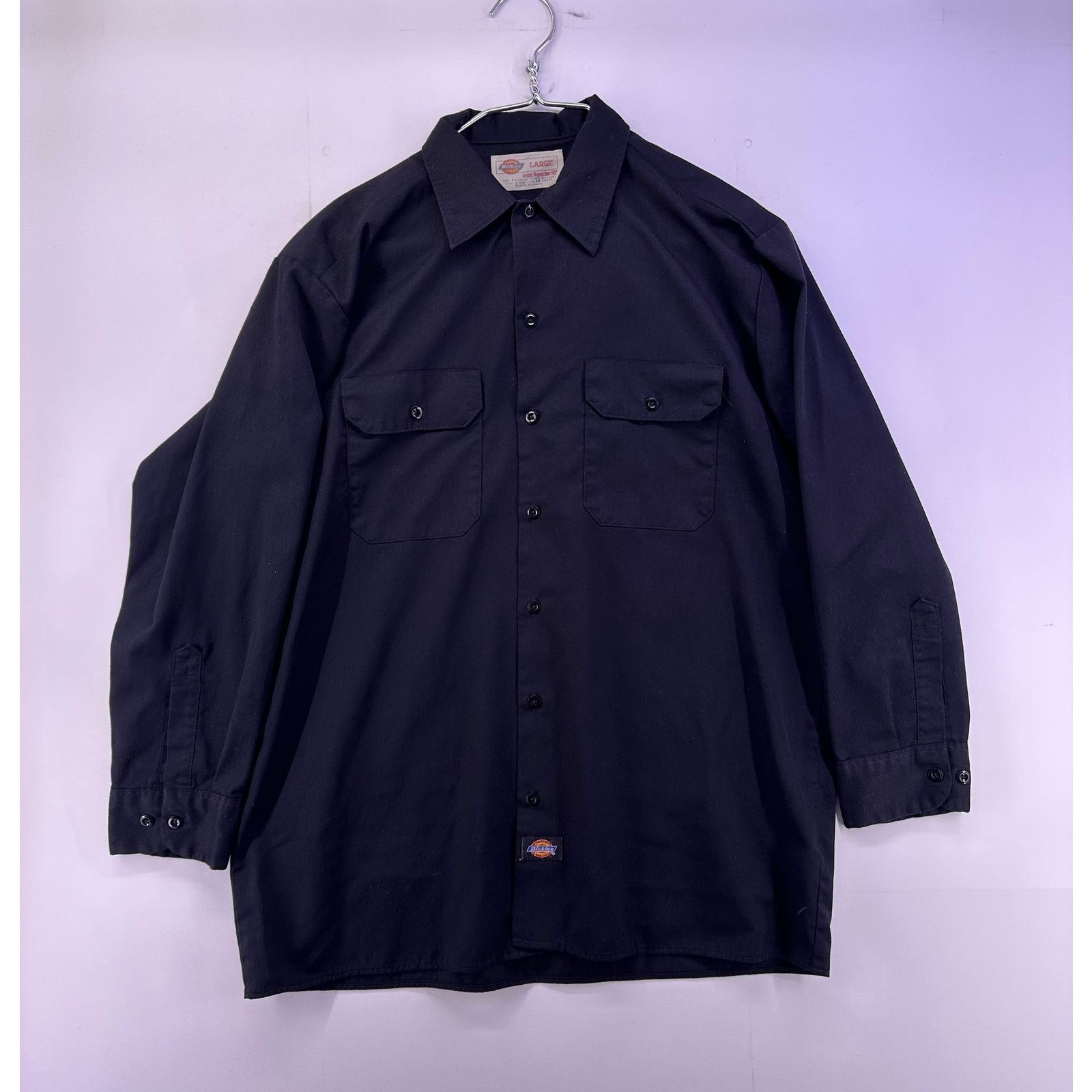 Dickies Vintage 2006 Dickies Black Button Down Longsleeve Shirt Sz L Size US L / EU 52-54 / 3 - 1 Thumbnail