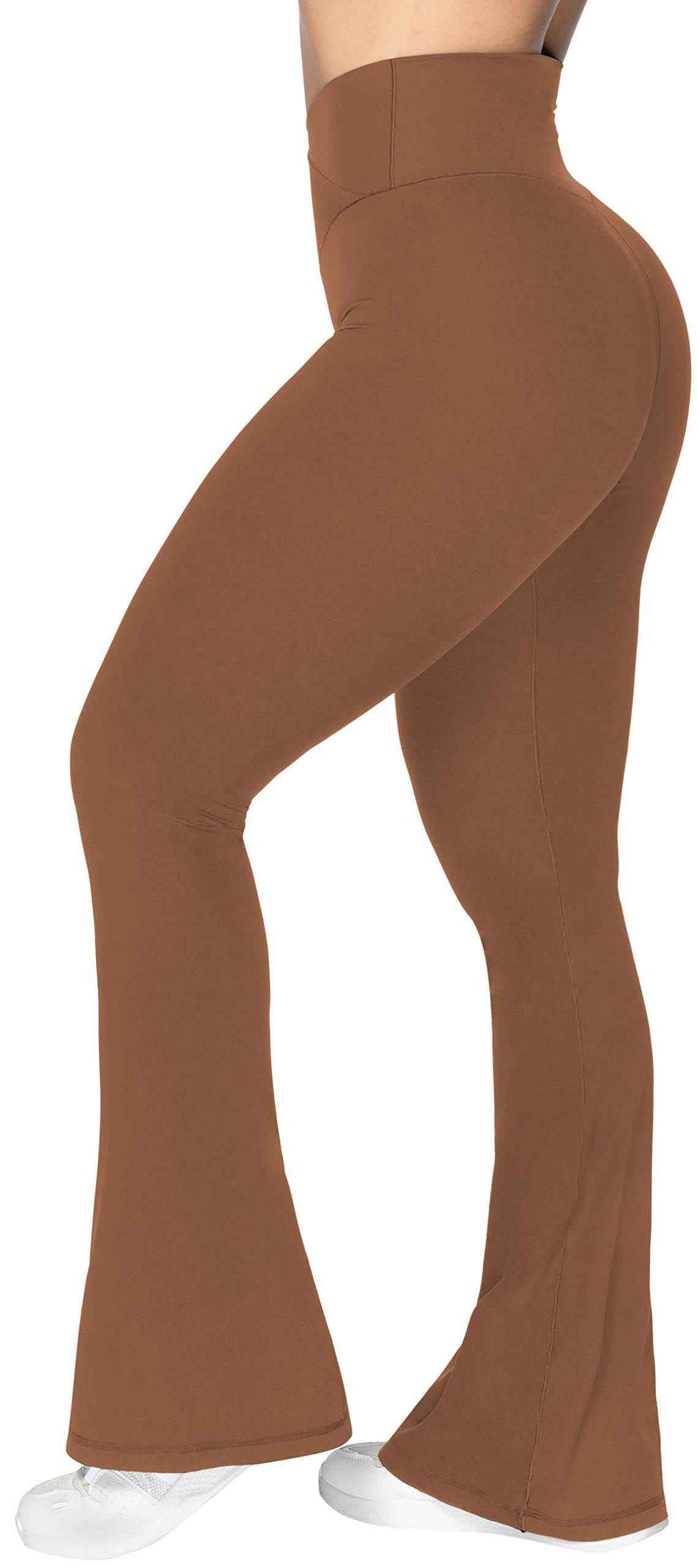 Other Flare Leggings, Crossover Yoga Pants with Tummy Control Size 34" / US 12 / IT 48 - 4 Thumbnail