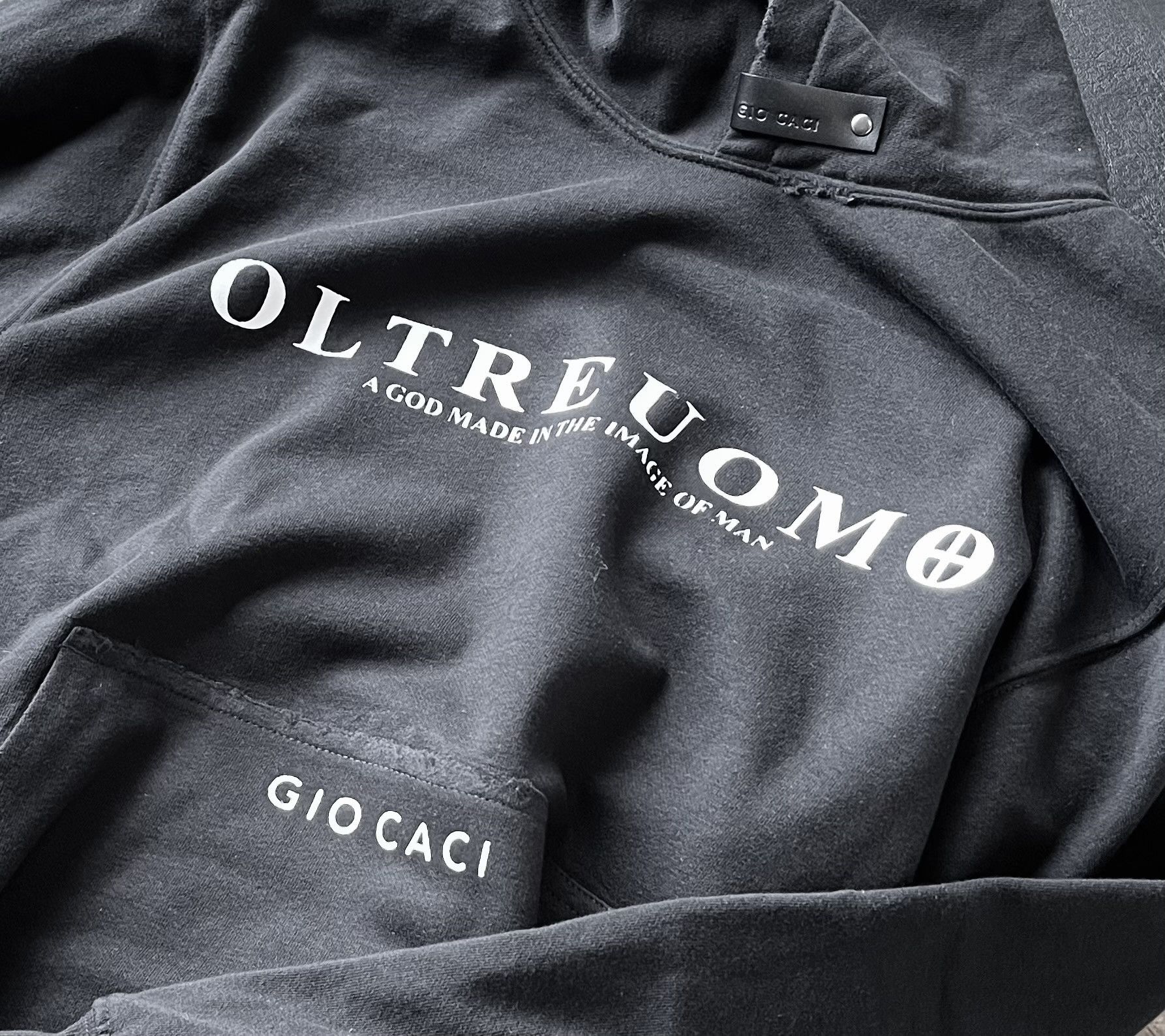 Other Goth Avant Garde GIO CACI OLTREUOMO Hooded Sweater Size US L / EU 52-54 / 3 - 4 Thumbnail