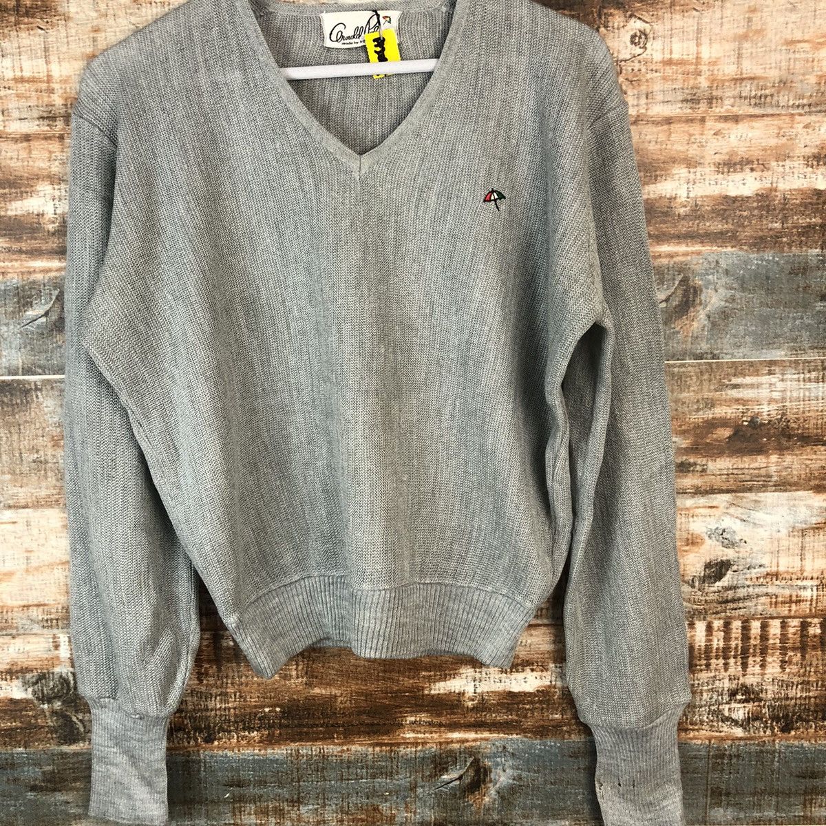 Homespun Knitwear × Japanese Brand Arnold Palmer vintage Grey Knitwear #A2044 Size S / US 4 / IT 40 - 6 Thumbnail