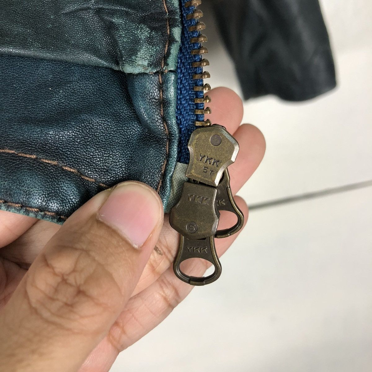 Japanese Brand 🔥IF SIX WAS NINE DESIGN LEATHER BIKER JACKET SAGA IBANEZ Size US S / EU 44-46 / 1 - 17 Thumbnail