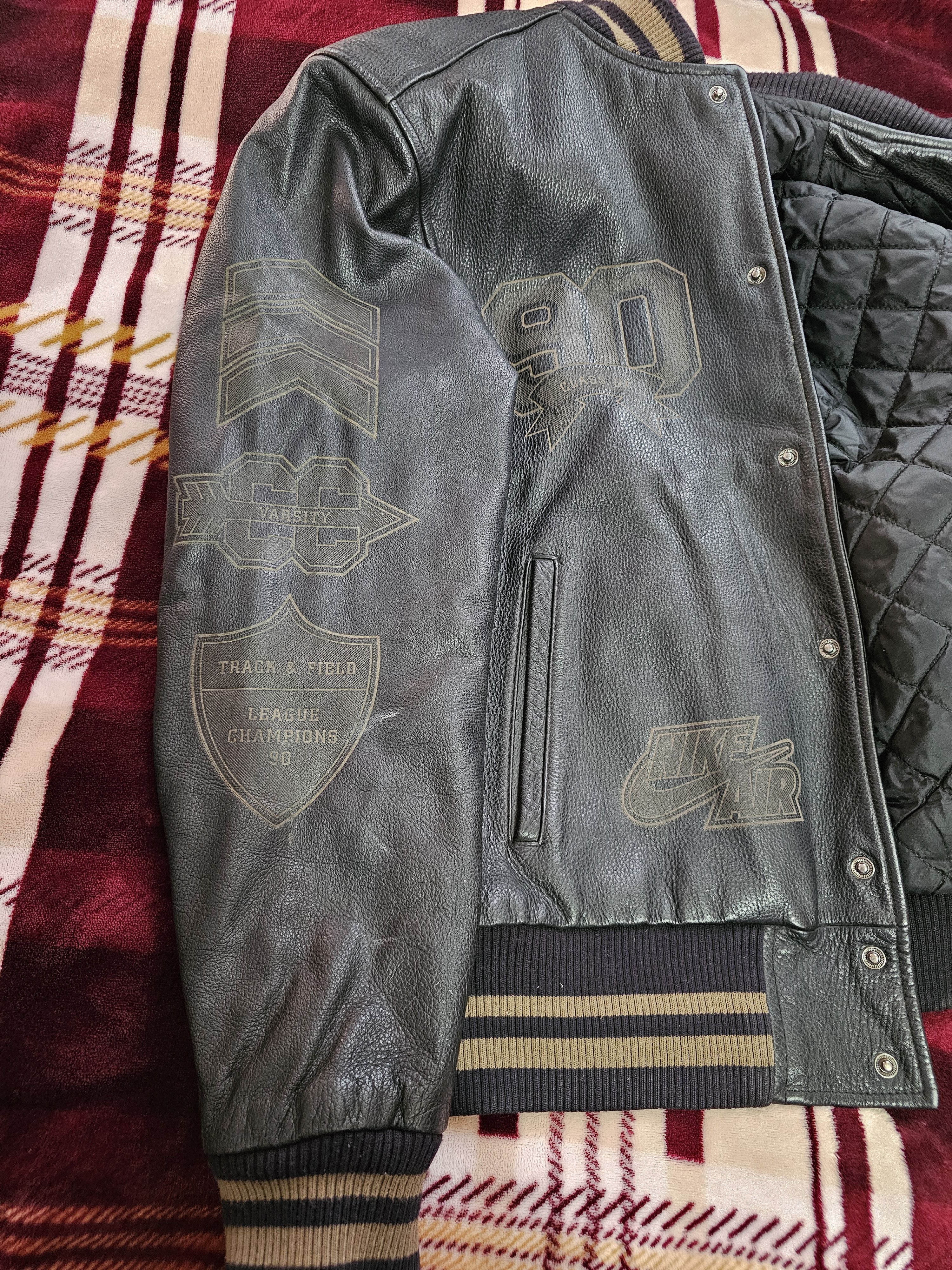 Nike Archive Nike Air full leather destroyer jacket Size US S / EU 44-46 / 1 - 4 Thumbnail