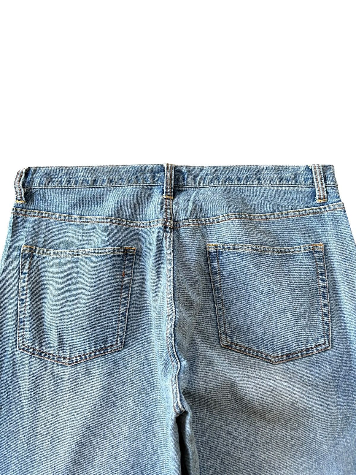 JNCO Vintage Japanese Brand Faded Wash Distress Baggy Jeans Size 38" / US 16 / IT 52 - 4 Thumbnail