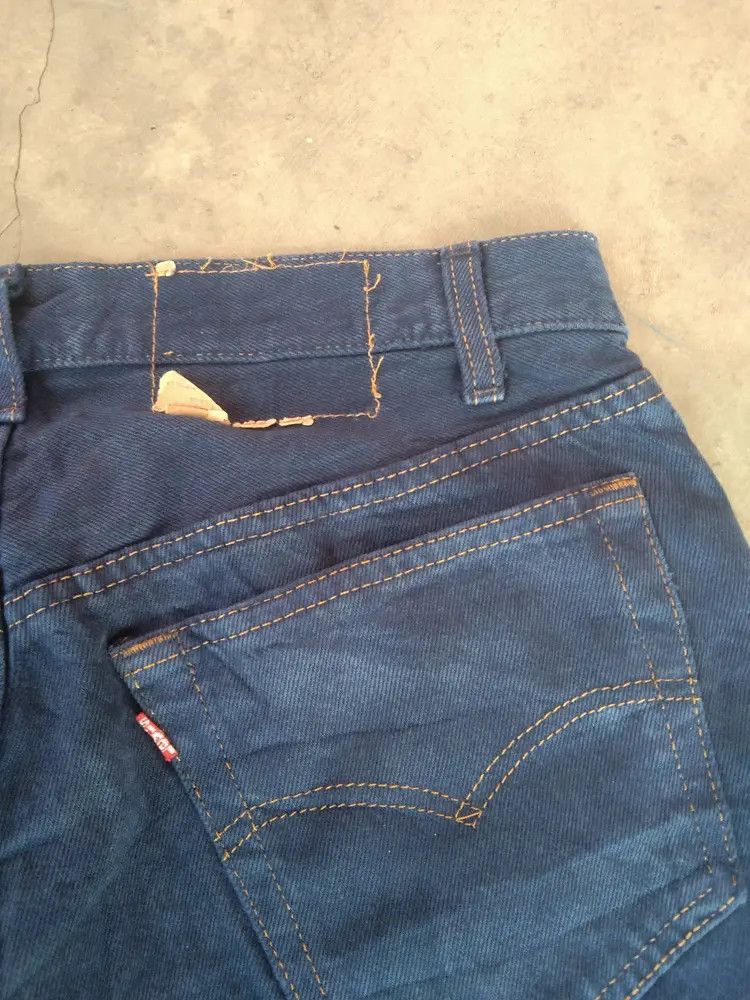 Levi's × Vintage 90s Vintage Levis 501 Made In USA Straight Leg Jeans 31x34 Size US 31 - 5 Thumbnail