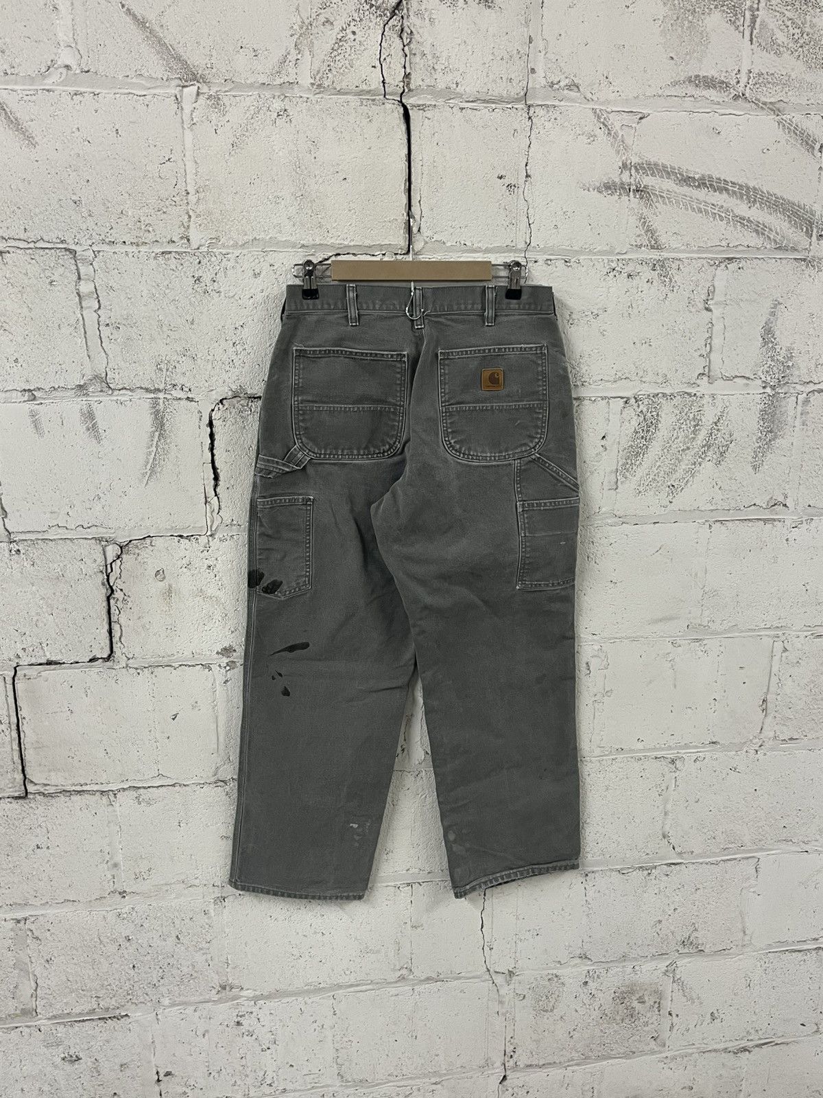 Carhartt Carhartt carpanter cargo pants thrashed faded moss green Size US 30 / EU 46 - 2 Thumbnail