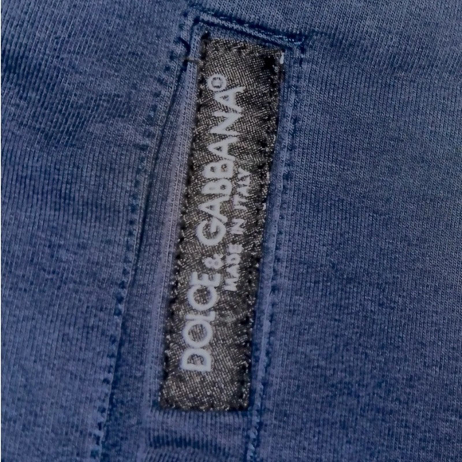 Dolce & Gabbana Dolce & Gabbana Blue Sweatpants | Size S Size 27" / US 4 / IT 40 - 4 Thumbnail