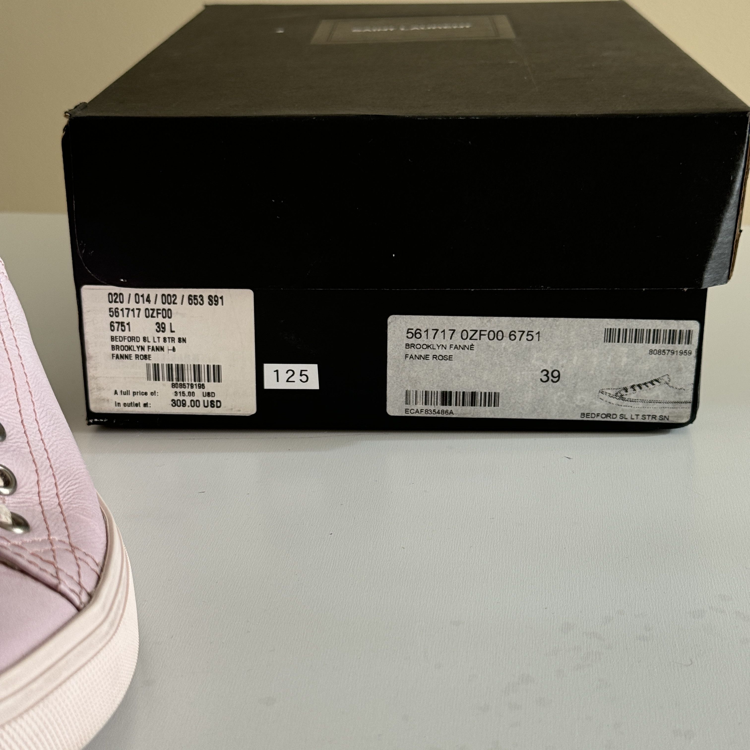 Saint Laurent Paris Saint Laurent Bedford Sneaker shoe Pink sz US 8.5 women Size US 8.5 / IT 38.5 - 9 Thumbnail