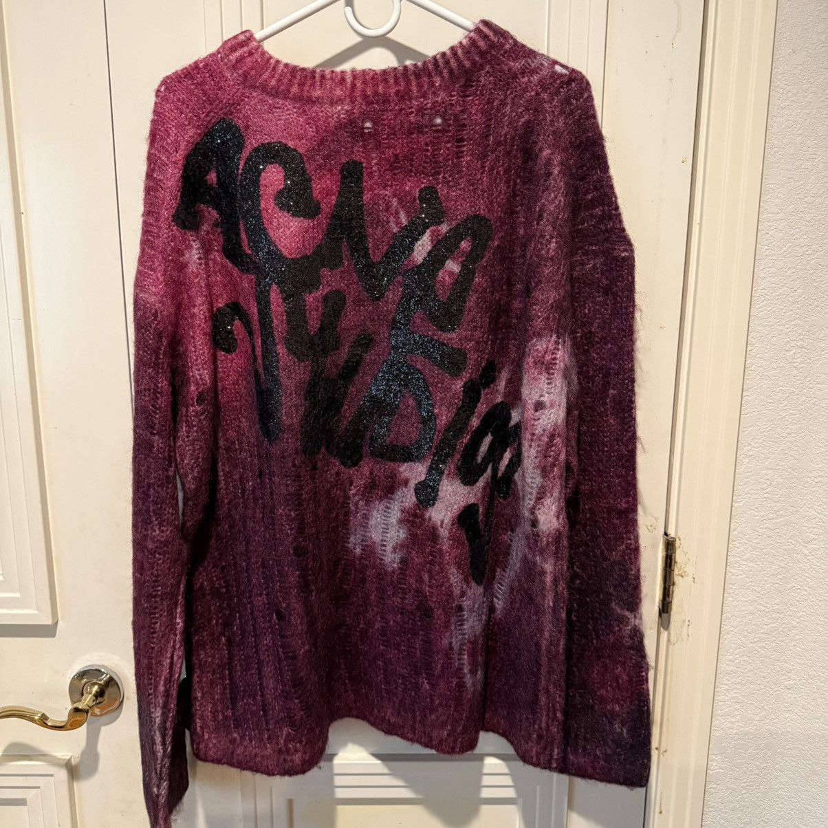 Acne Studios ACNE Studios Keety Wool Blend distressed Sweater Size US M / EU 48-50 / 2 - 1 Thumbnail