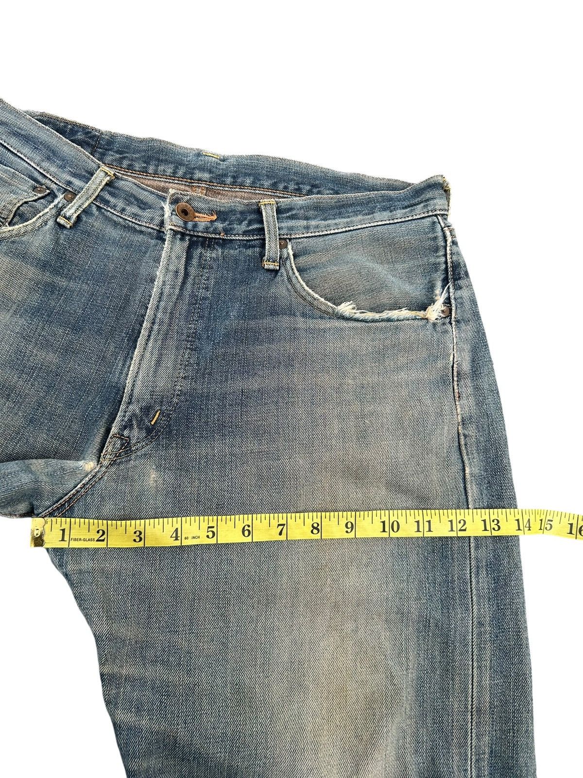 Kapital Vintage Edwin 505x Selvedge Distressed Denim Jeans Size US 34 / EU 50 - 21 Thumbnail