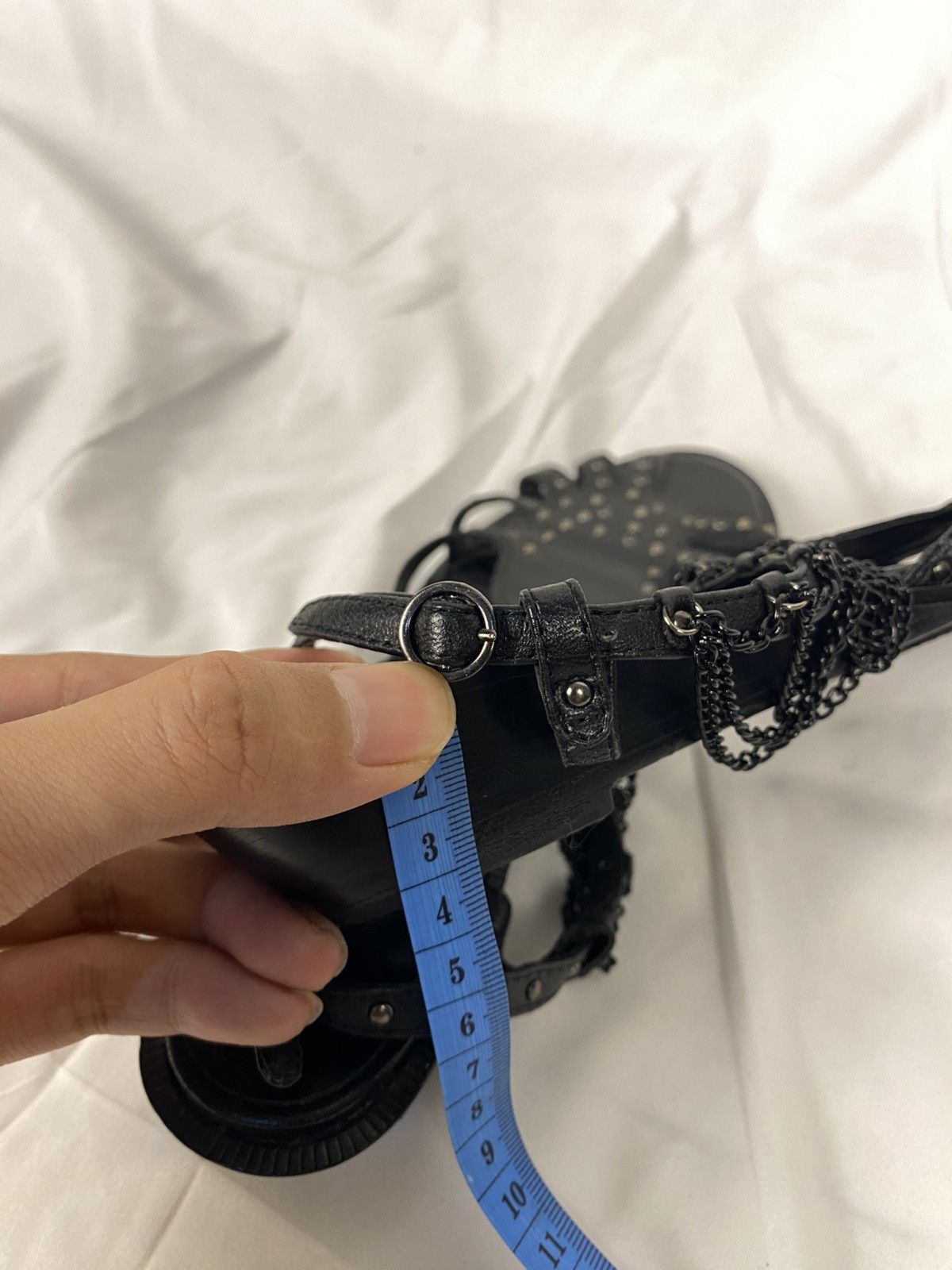 Issey Miyake Tsumori Chisato By Issey Miyake Sandal Studded Punk Style Size US 9 / IT 39 - 13 Thumbnail