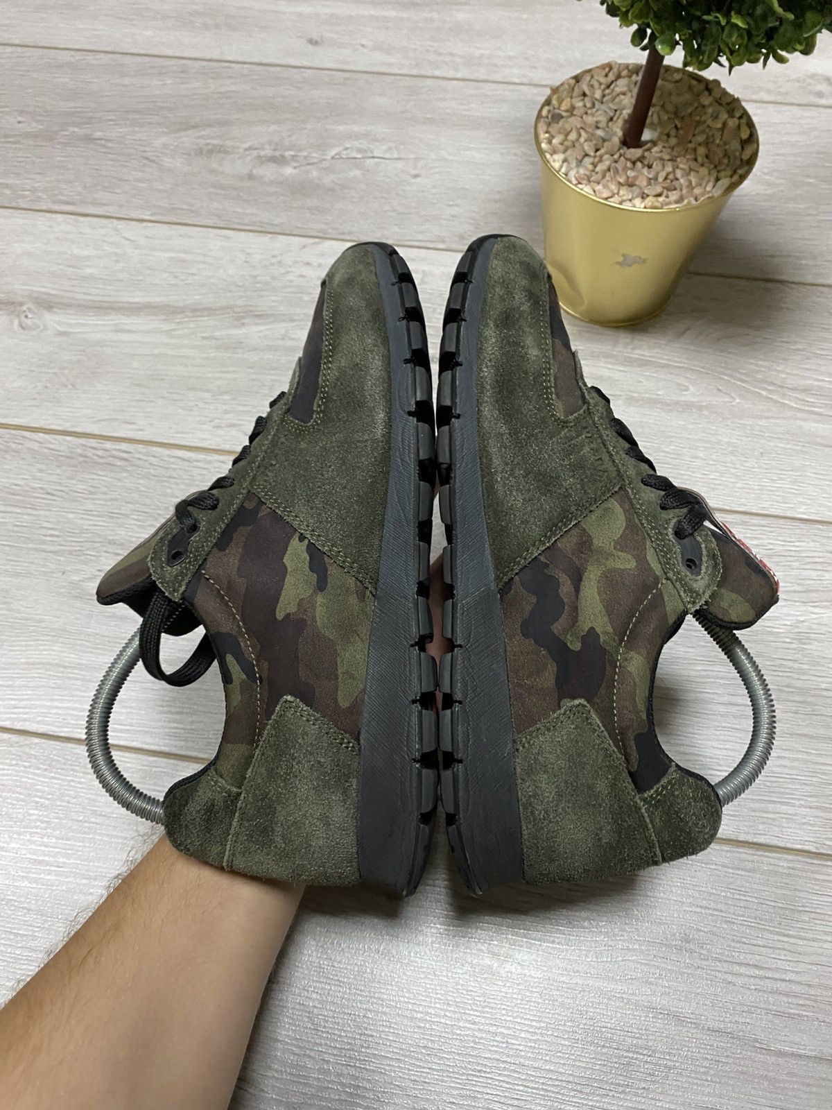 Prada Prada camo tab sneakers logo Size US 7 / EU 40 - 6 Thumbnail