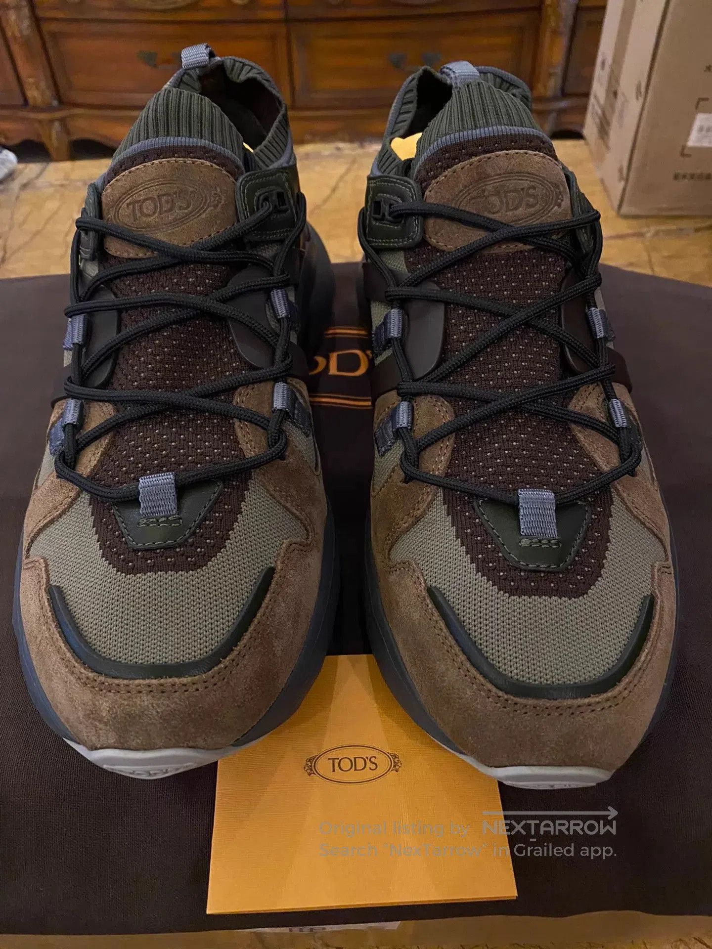 Tod's Multi Color Low Top Sneakers Size 7. Size US 7 / EU 40 - 3 Thumbnail
